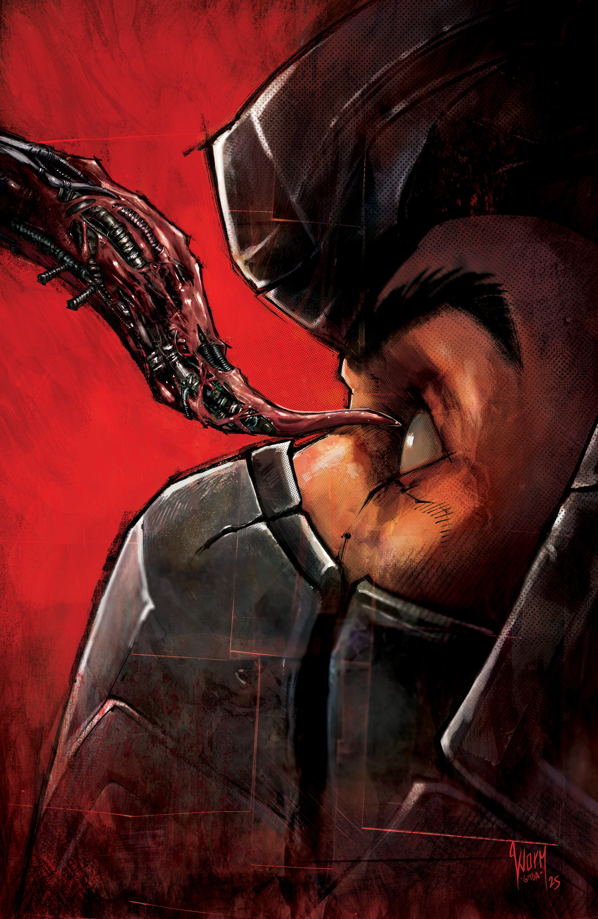 Teenage Mutant Ninja Turtles: Shredder #9 Variant Ri (25) (Damien Worm Full Art)