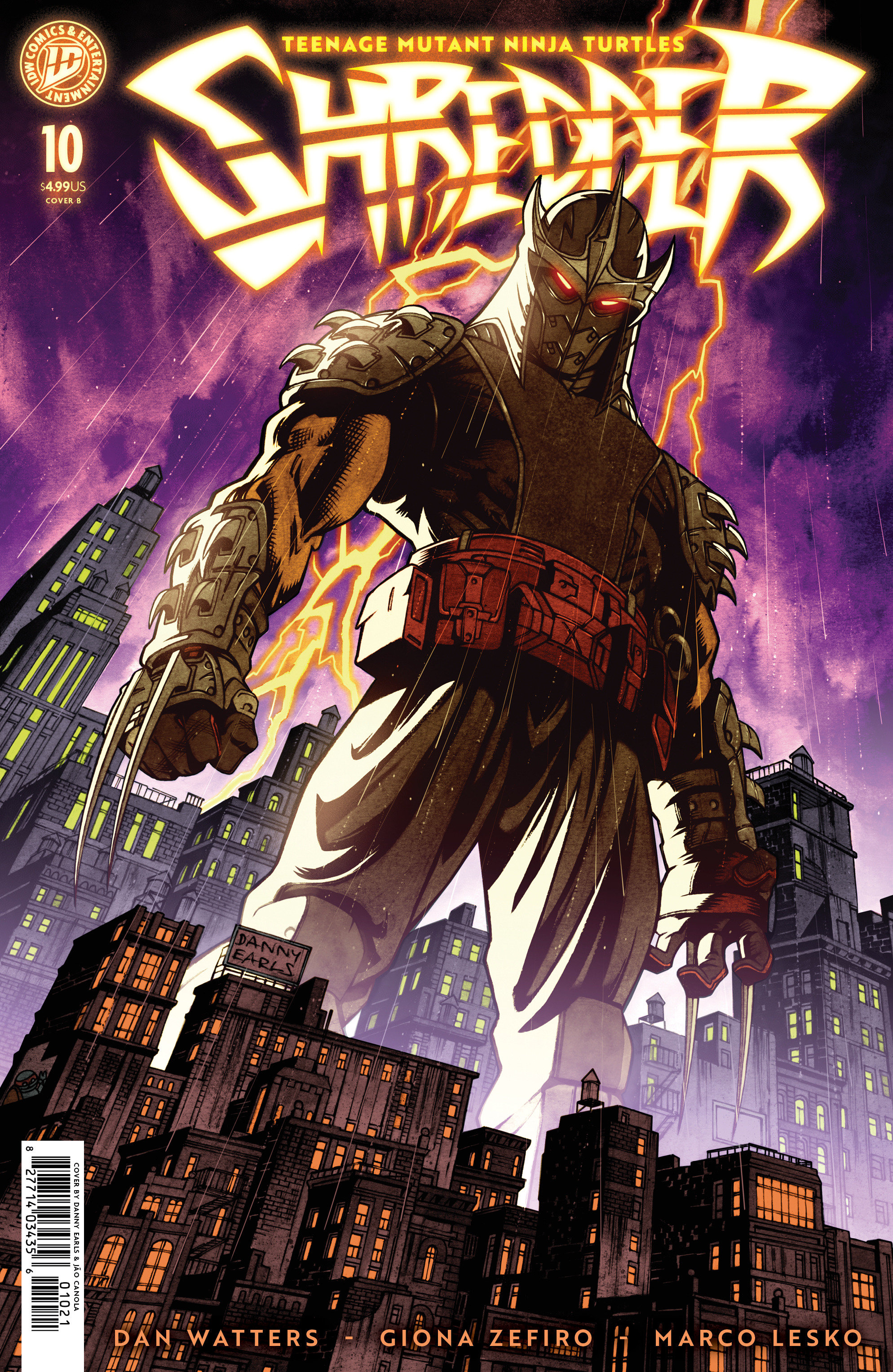 Teenage Mutant Ninja Turtles: Shredder #10 Variant B (Earls)