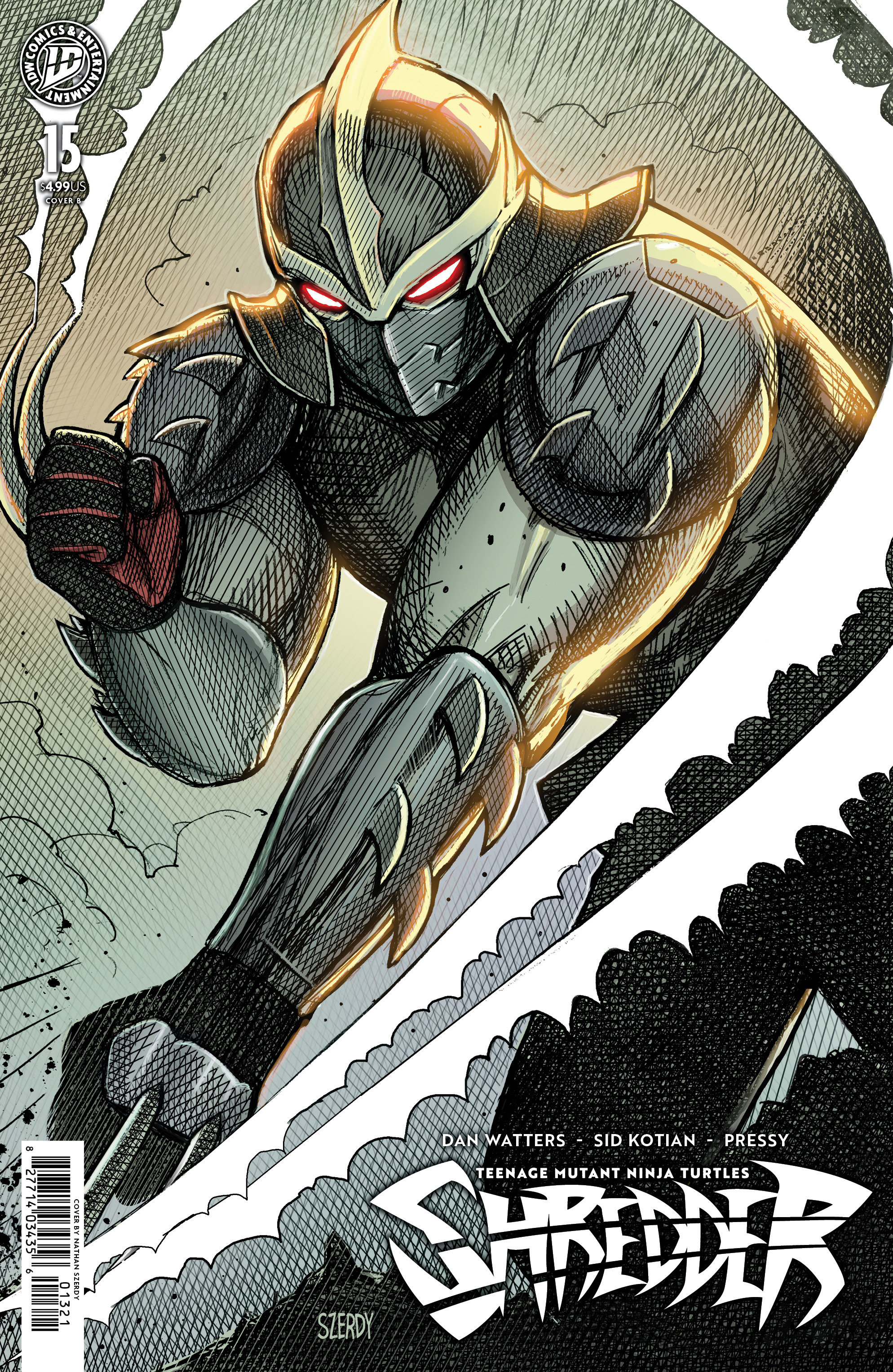 Teenage Mutant Ninja Turtles: Shredder #15 Variant B (Szerdy)