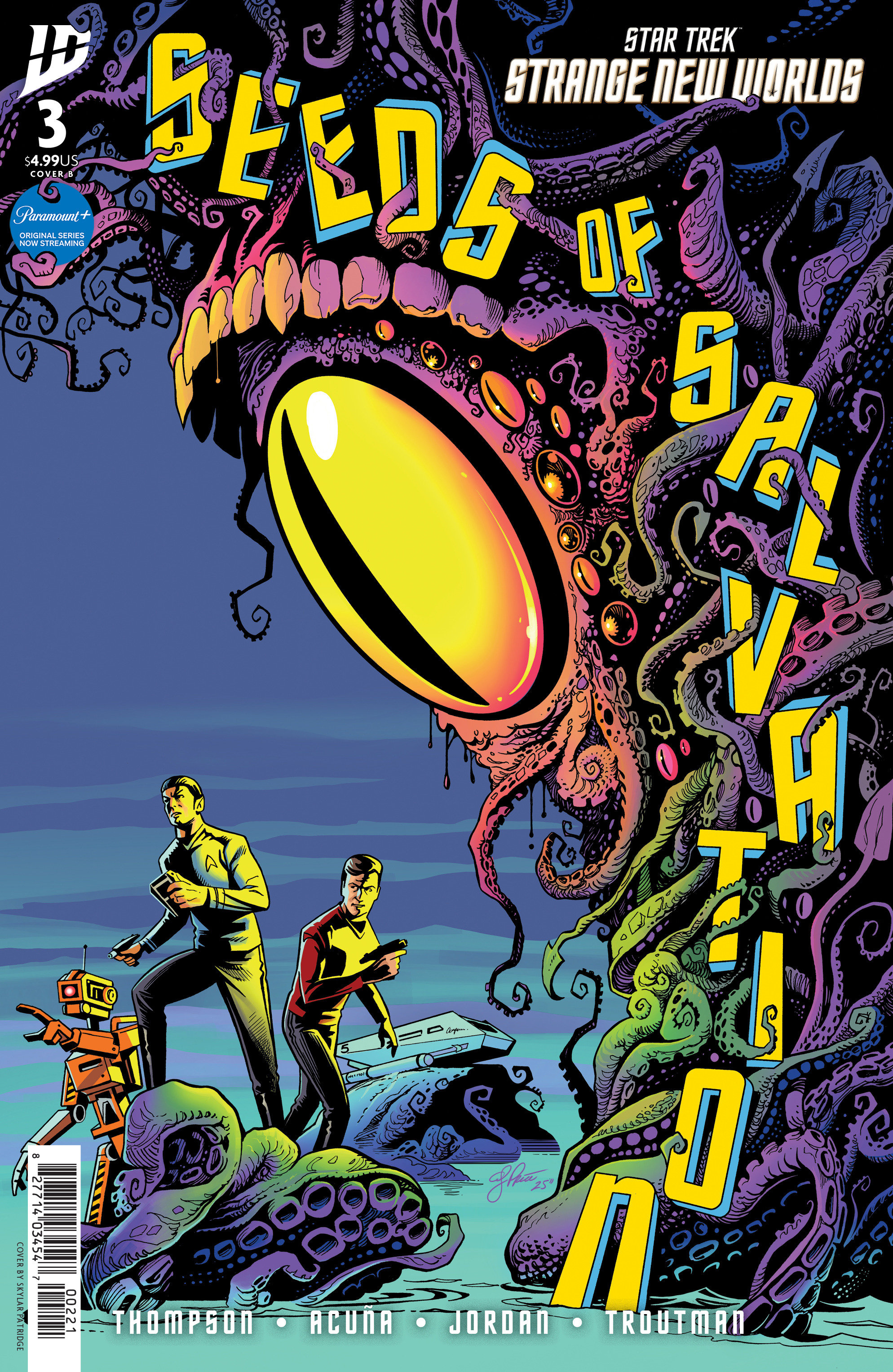 Weekly Pull list - Star Trek: Strange New Worlds--The Seeds of Salvation #3 Variant B (Price)
