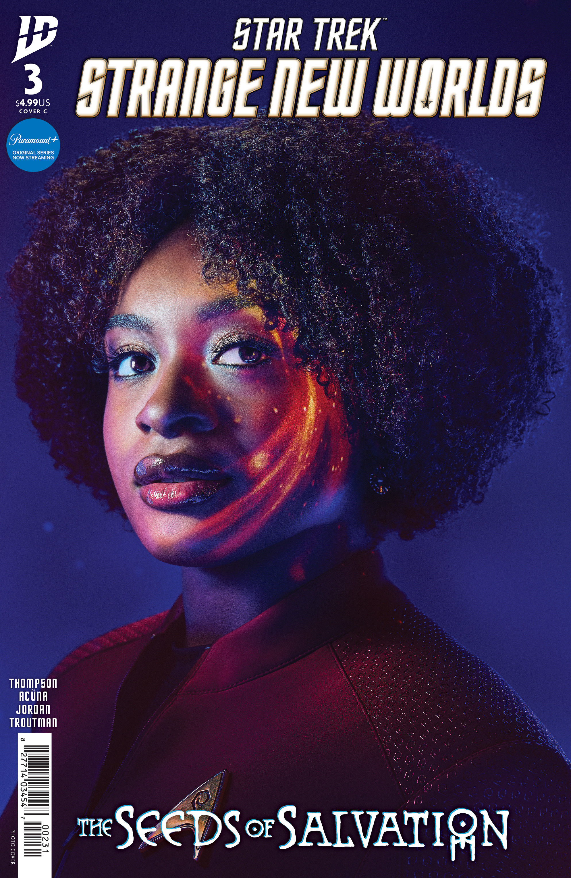 Weekly Pull list - Star Trek: Strange New Worlds--The Seeds of Salvation #3 Variant C (Photo Variant)