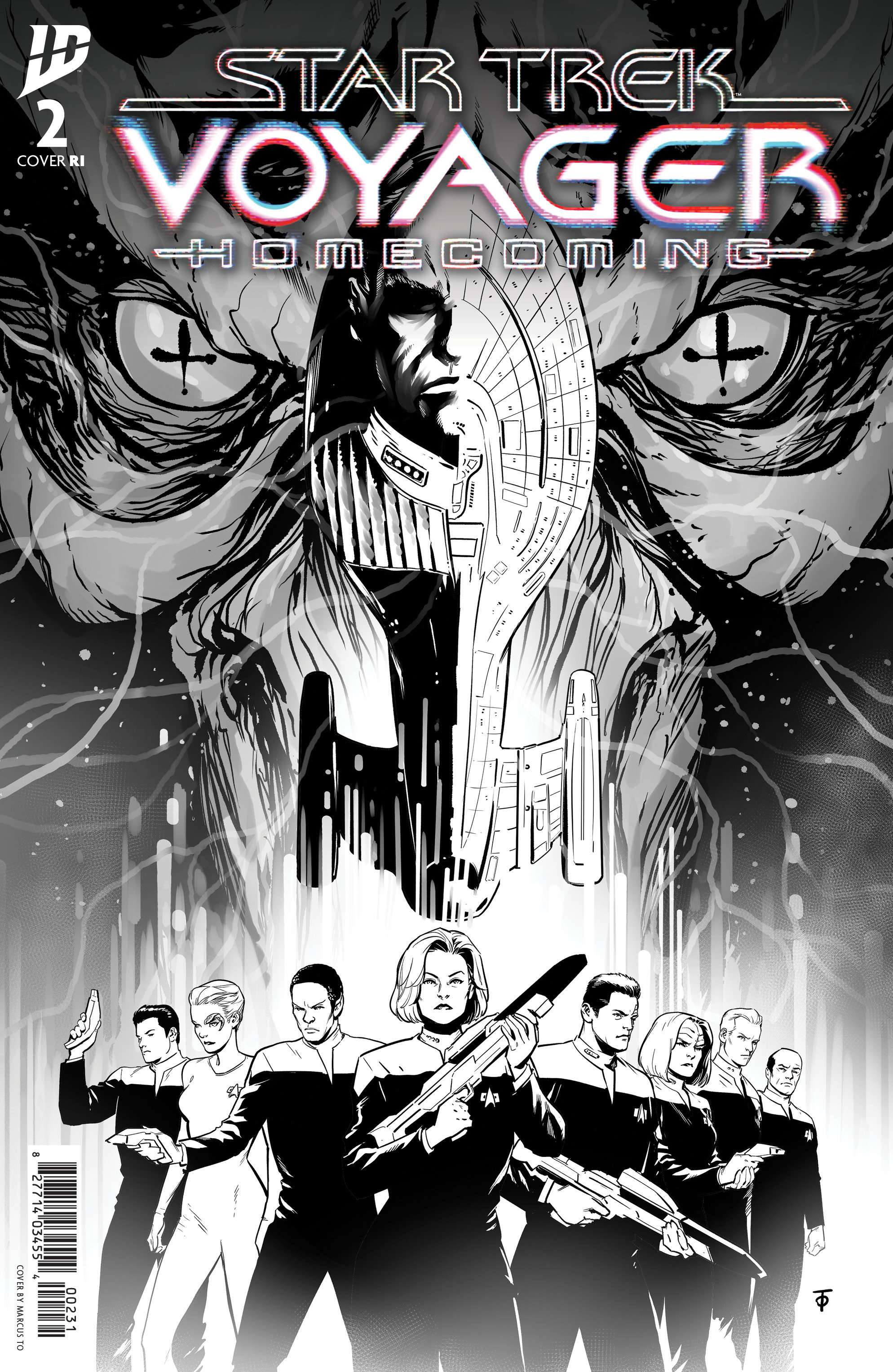 Weekly Pull list - Star Trek: Voyager--Homecoming #2 Variant RI (10) (To B&W)