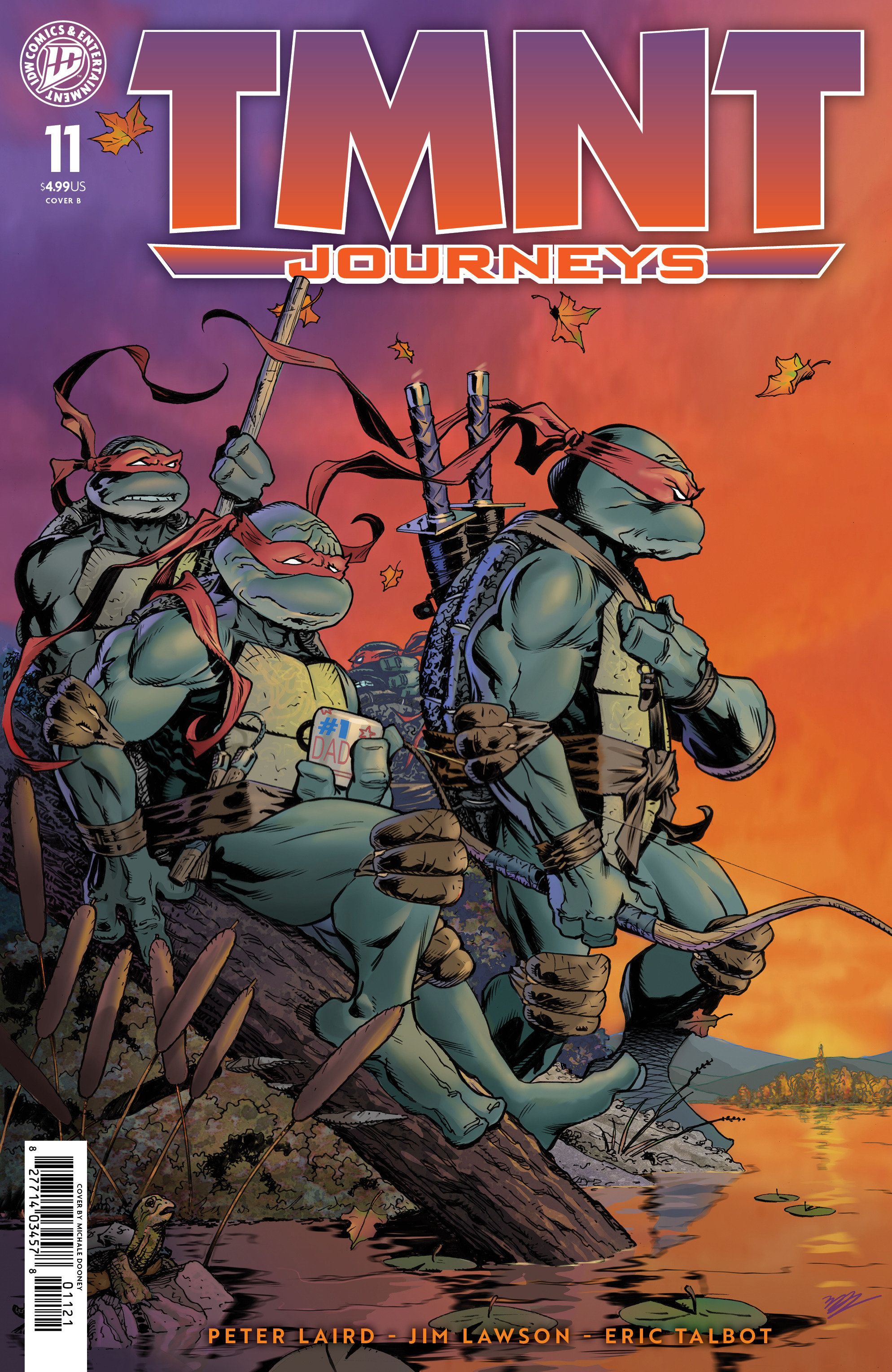 Teenage Mutant Ninja Turtles: Journeys #11 Variant B (Dooney)