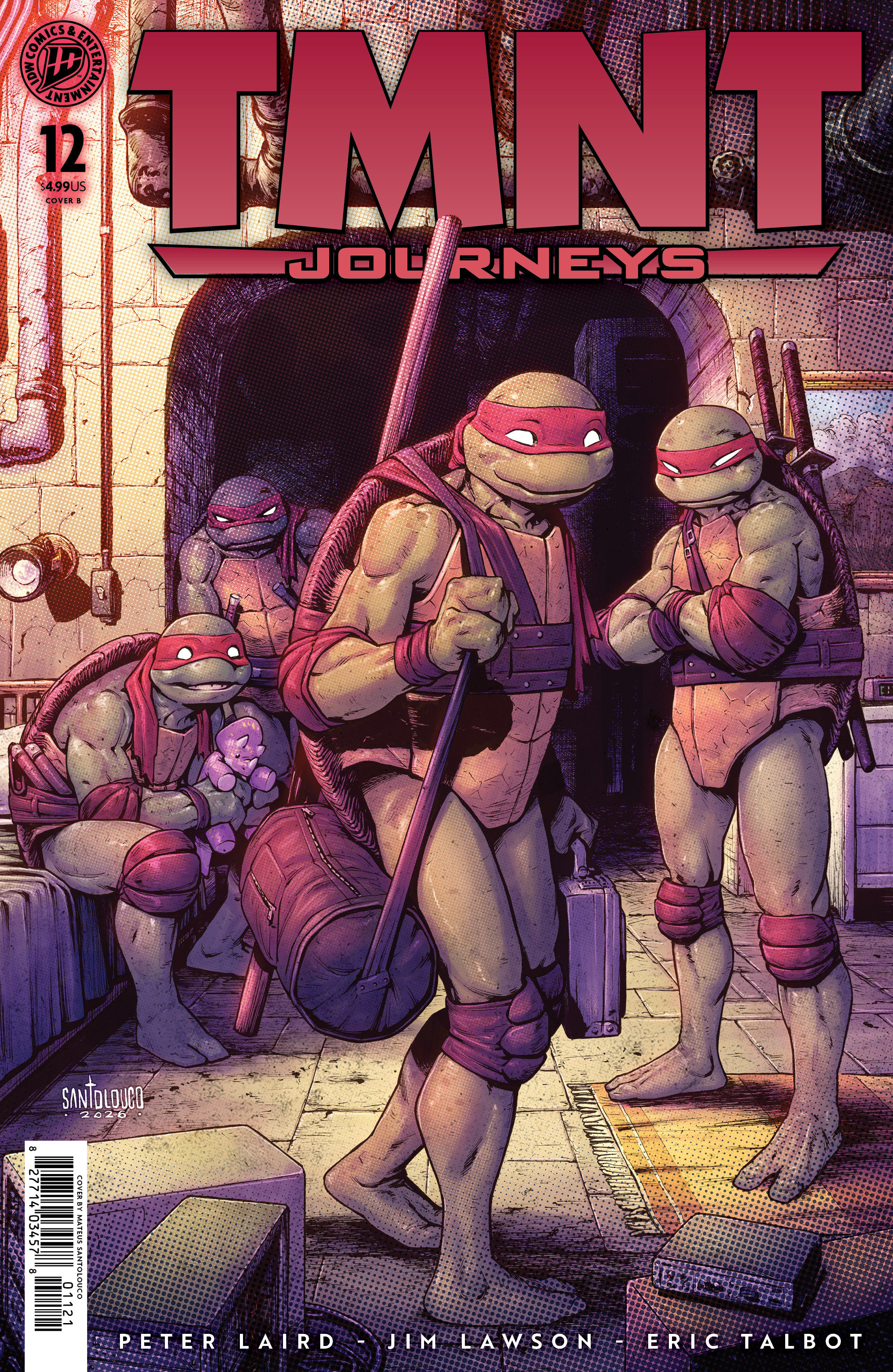 Teenage Mutant Ninja Turtles: Journeys #12 Variant B (Santolouco)