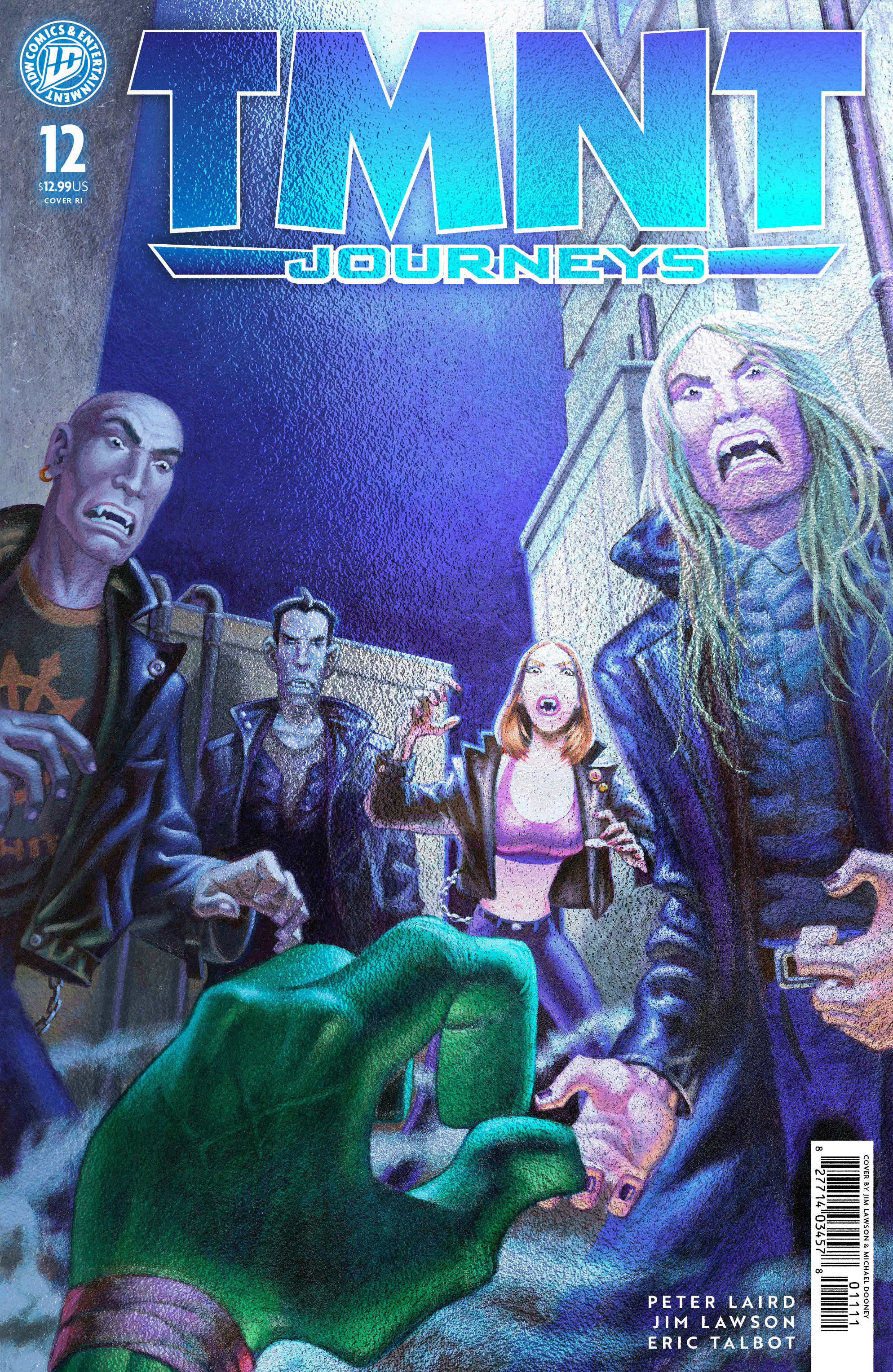 Teenage Mutant Ninja Turtles: Journeys #12 Variant Ri (10) Foil (Dooney & Lawson)