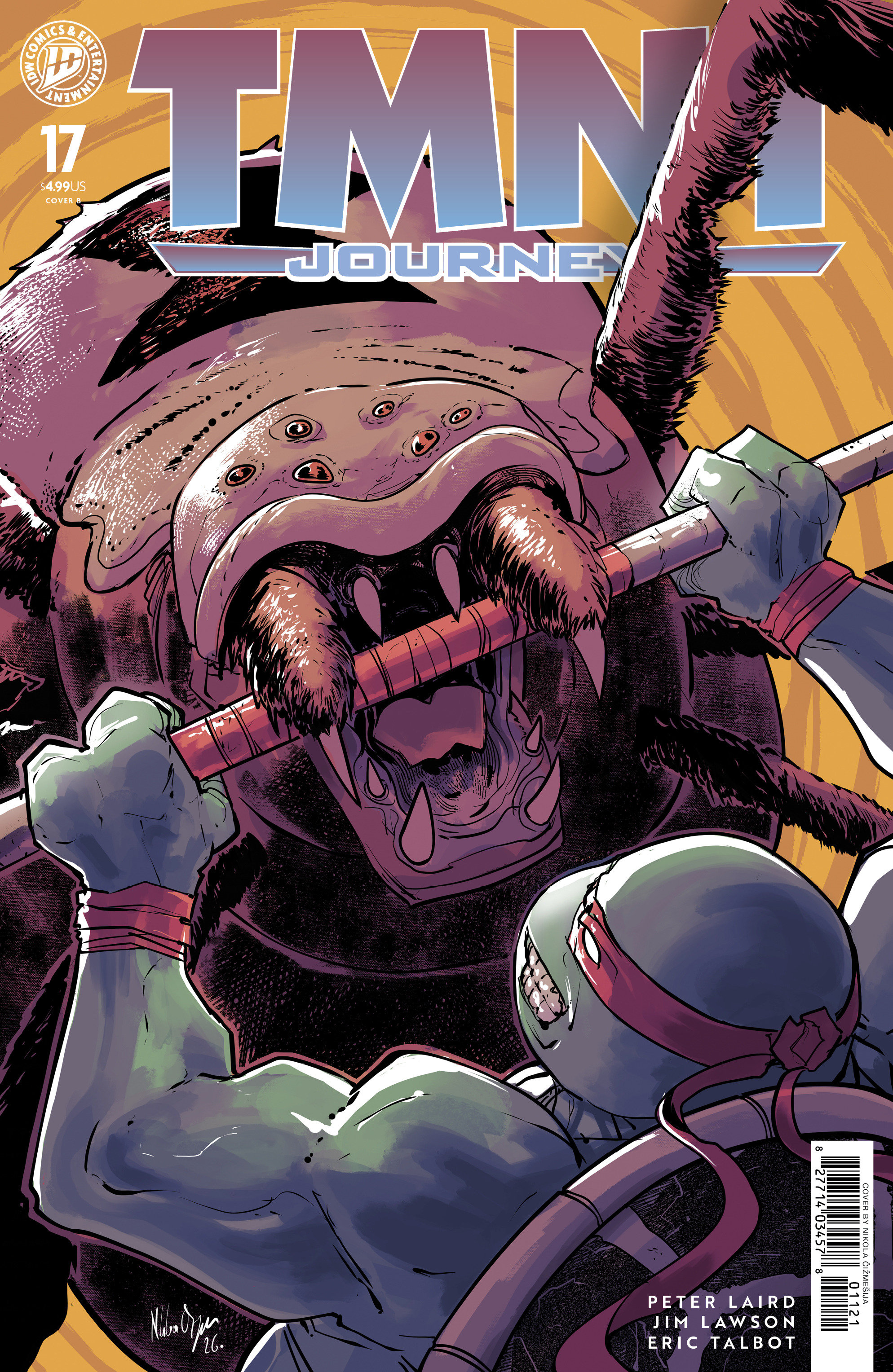 Teenage Mutant Ninja Turtles: Journeys #17 Variant B (Cizmesija)