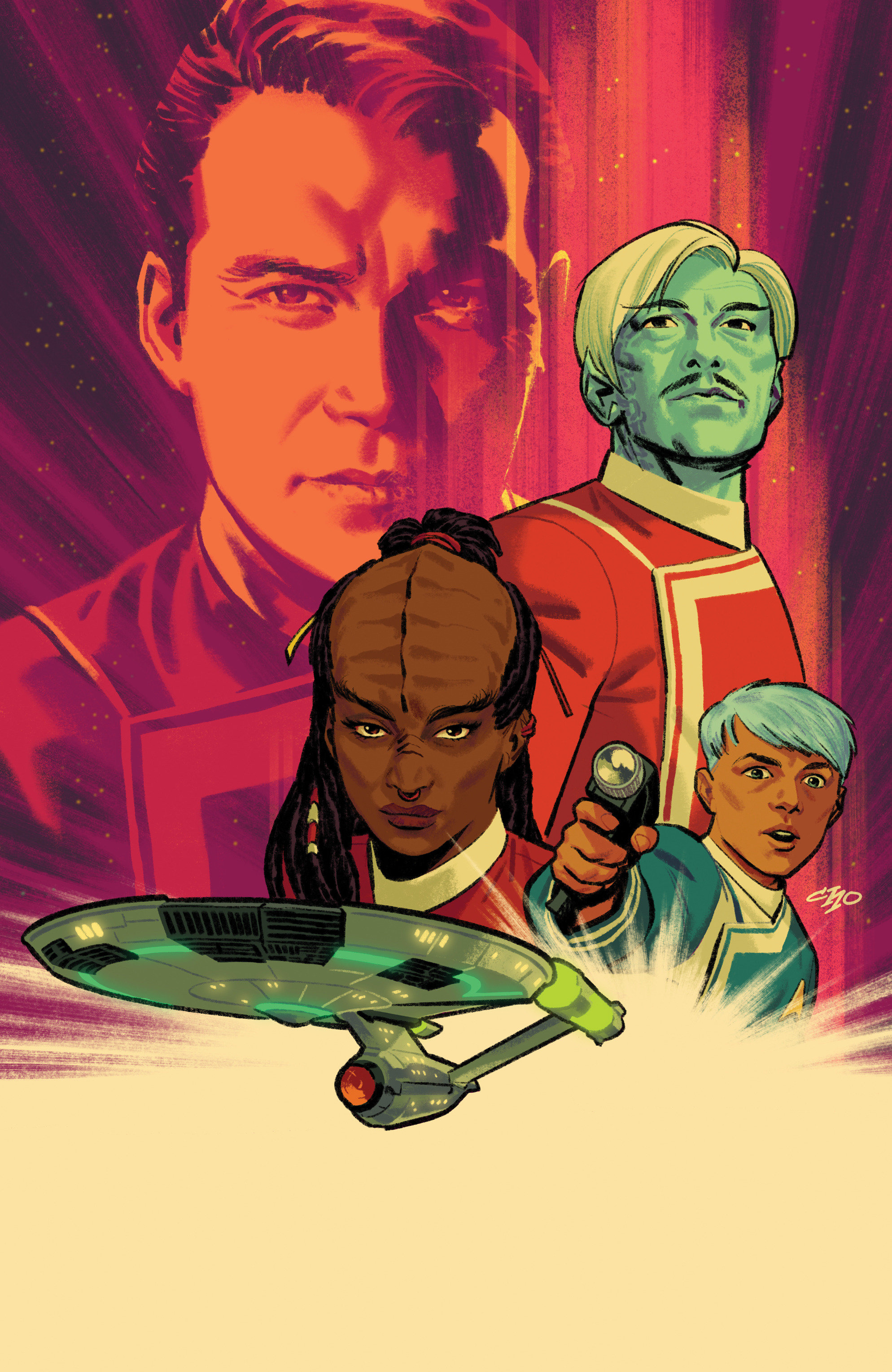 Star Trek: The Last Starship #1 Variant RI (25) (Cho Full Art)