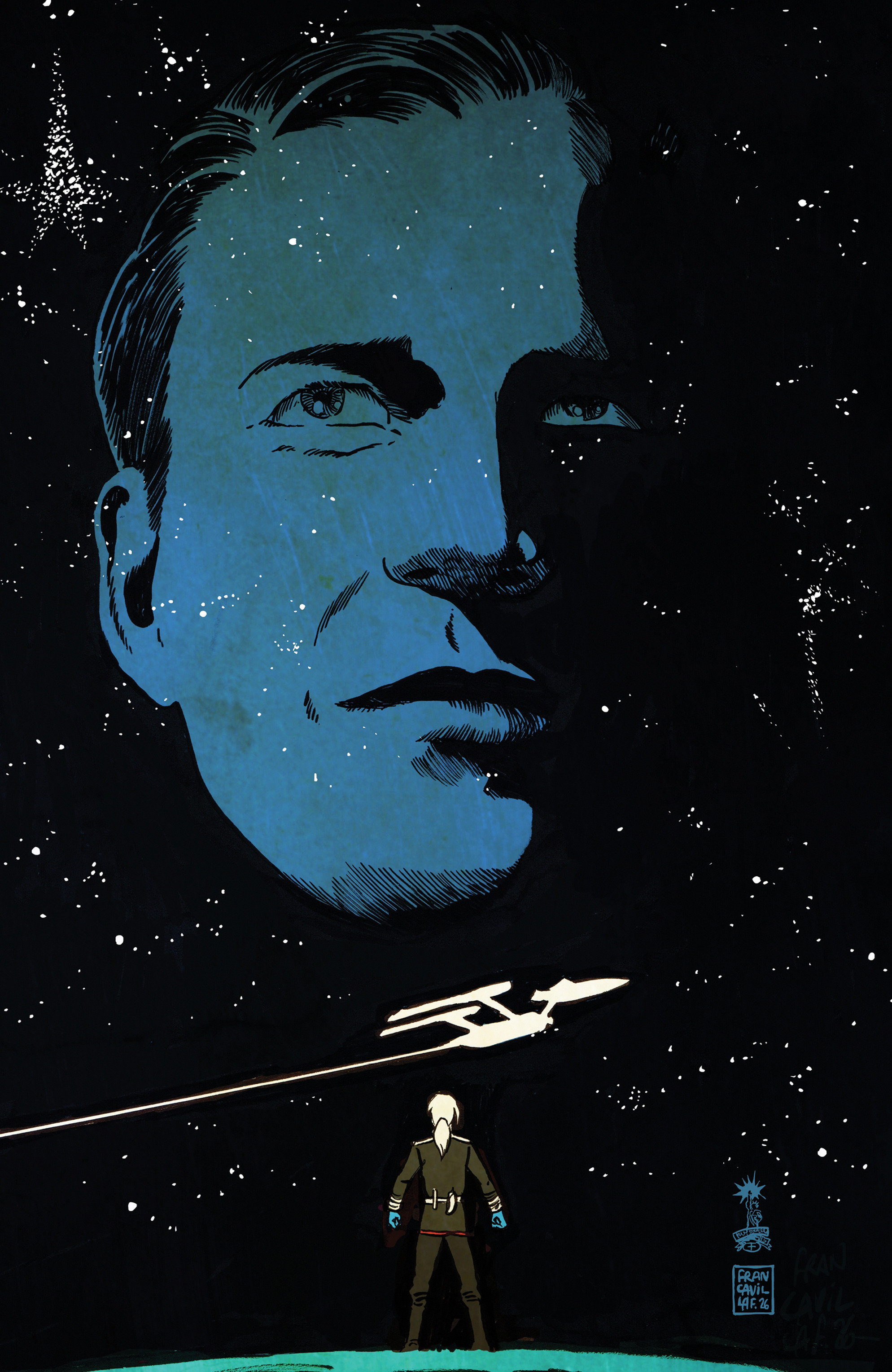 Star Trek: The Last Starship #12 Variant Ri (10) (Francavilla Full Art)