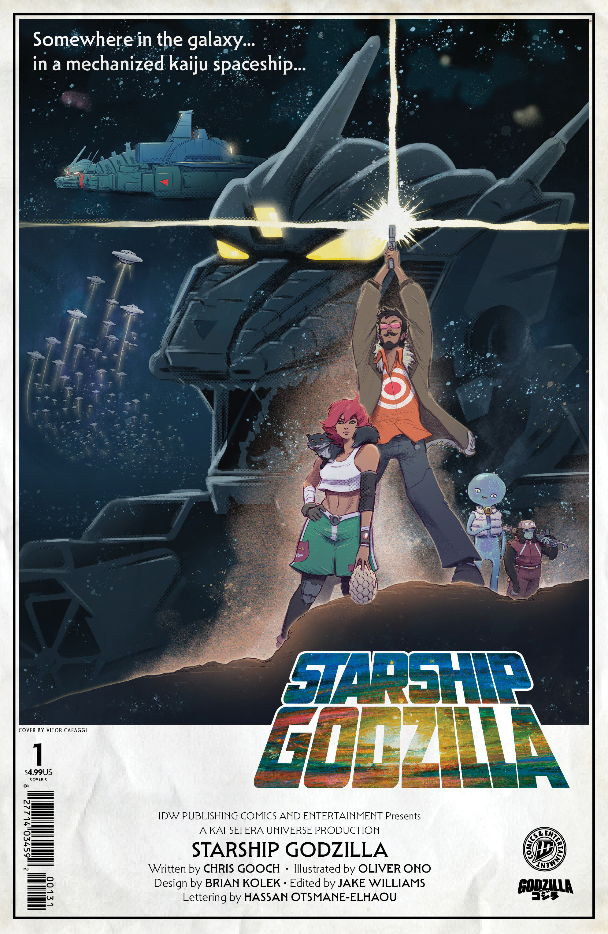 Weekly Pull list - Starship Godzilla [Kai-Sei Era] #1 Variant C (Cafaggi Movie Homage Cover)