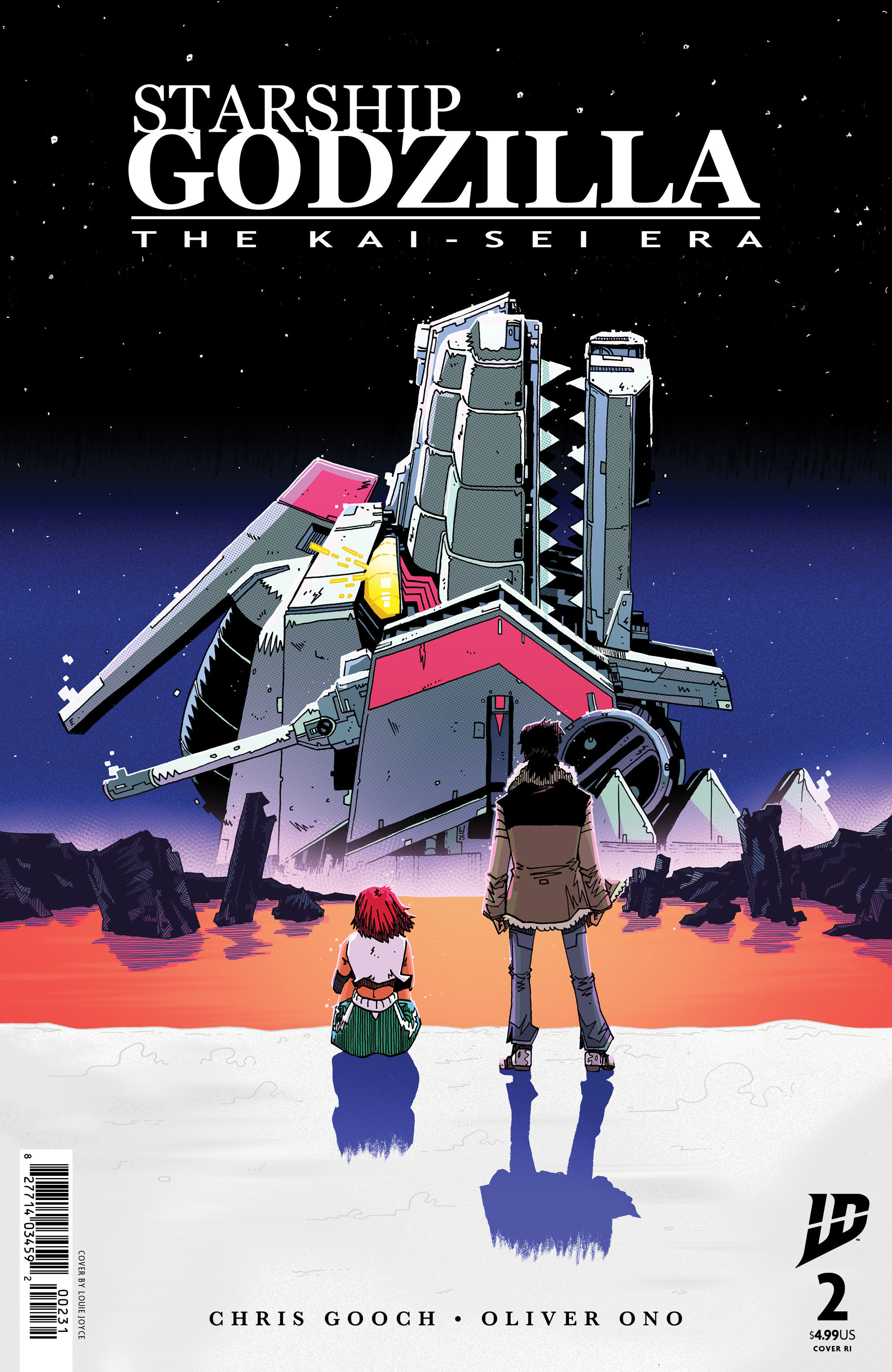 Weekly Pull list - Starship Godzilla [Kai-Sei Era] #2 Variant RI (25) (Joyce Movie Homage Cover)
