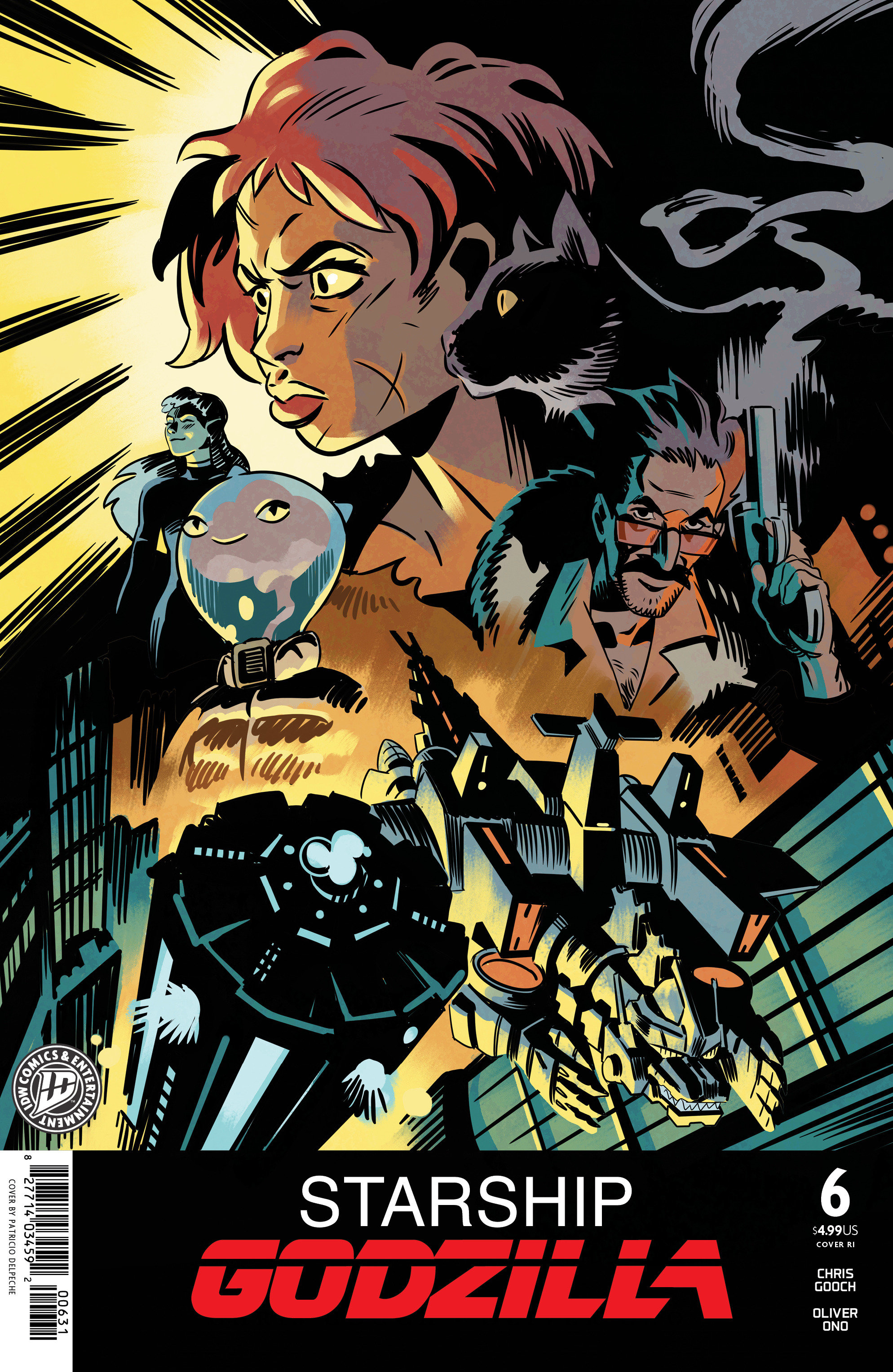 Starship Godzilla [Kai Sei Era] #6 Variant Ri (15) (Delpeche Movie Homage Cover)