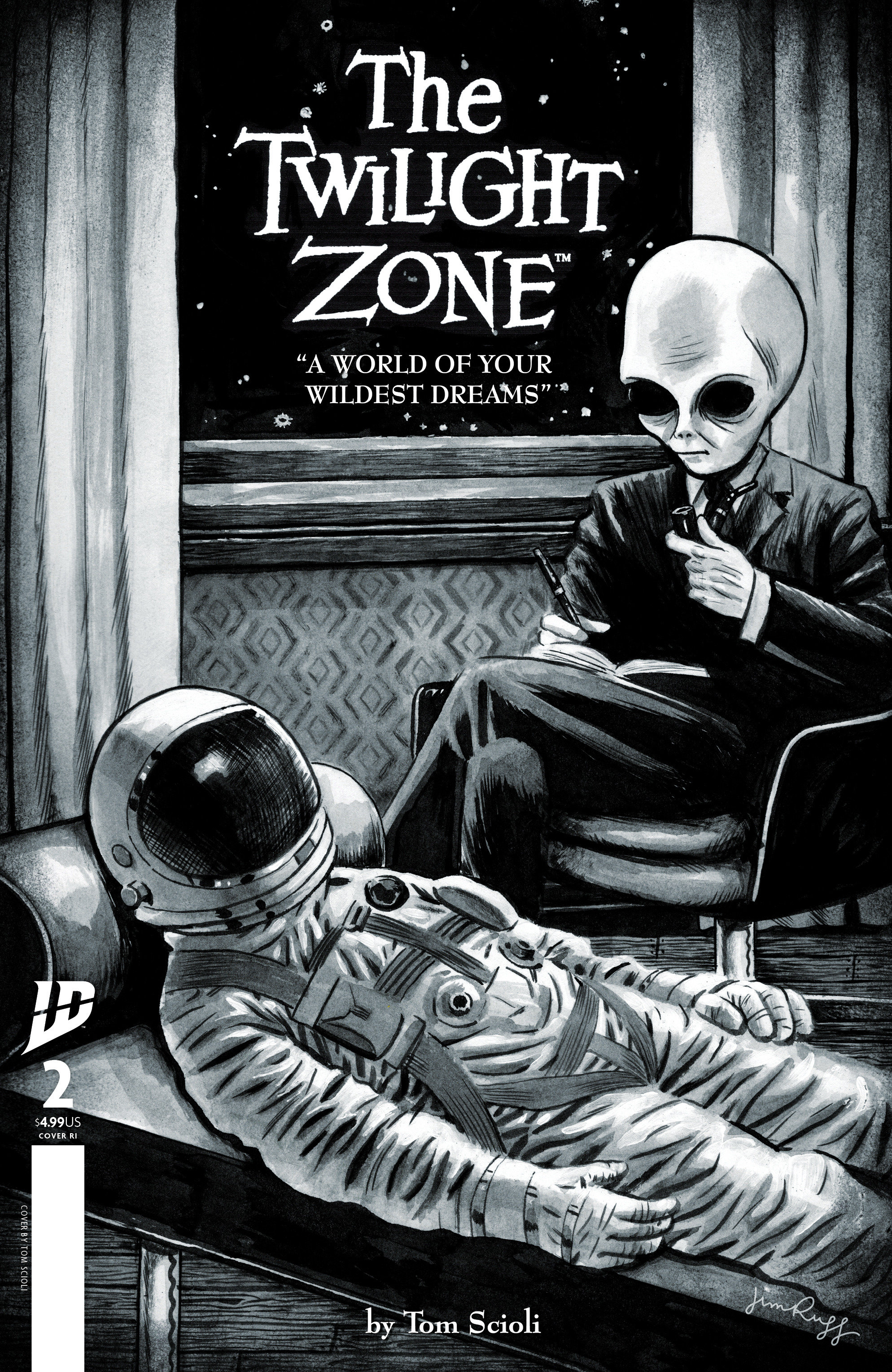 Weekly Pull list - The Twilight Zone #2 Variant RI (15) (Rugg)