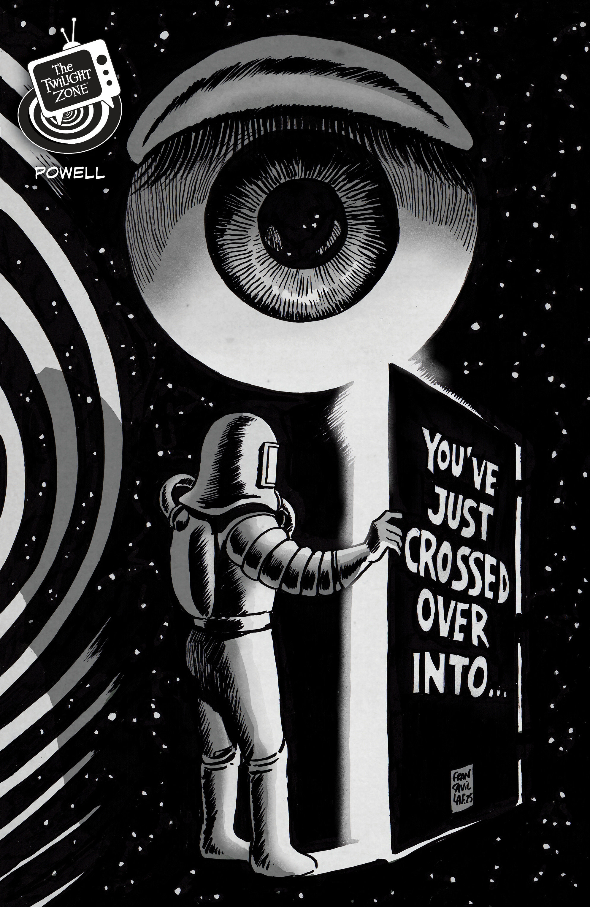 The Twilight Zone #4 Variant B (Francavilla Connecting Cover)