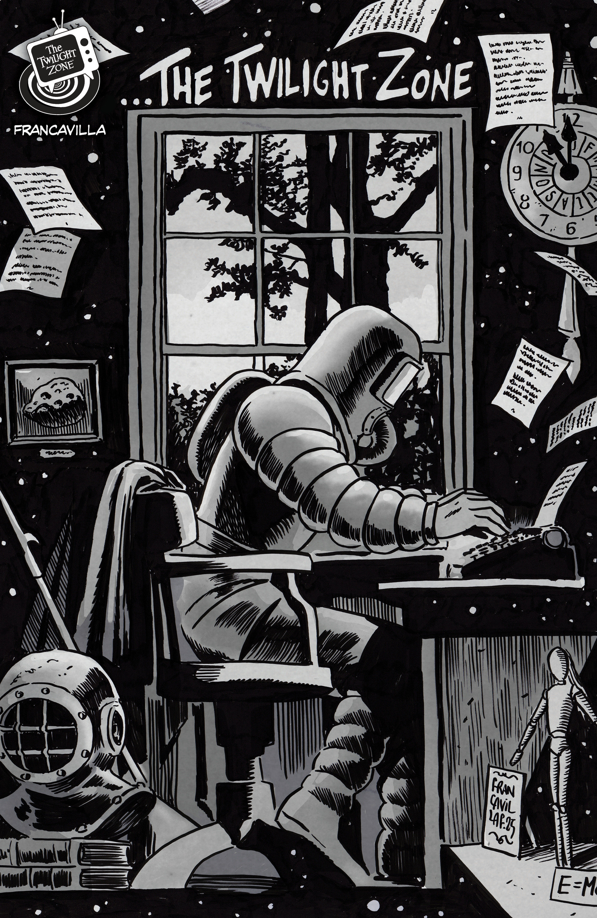 The Twilight Zone #5 Variant B (Francavilla Connecting Cover)