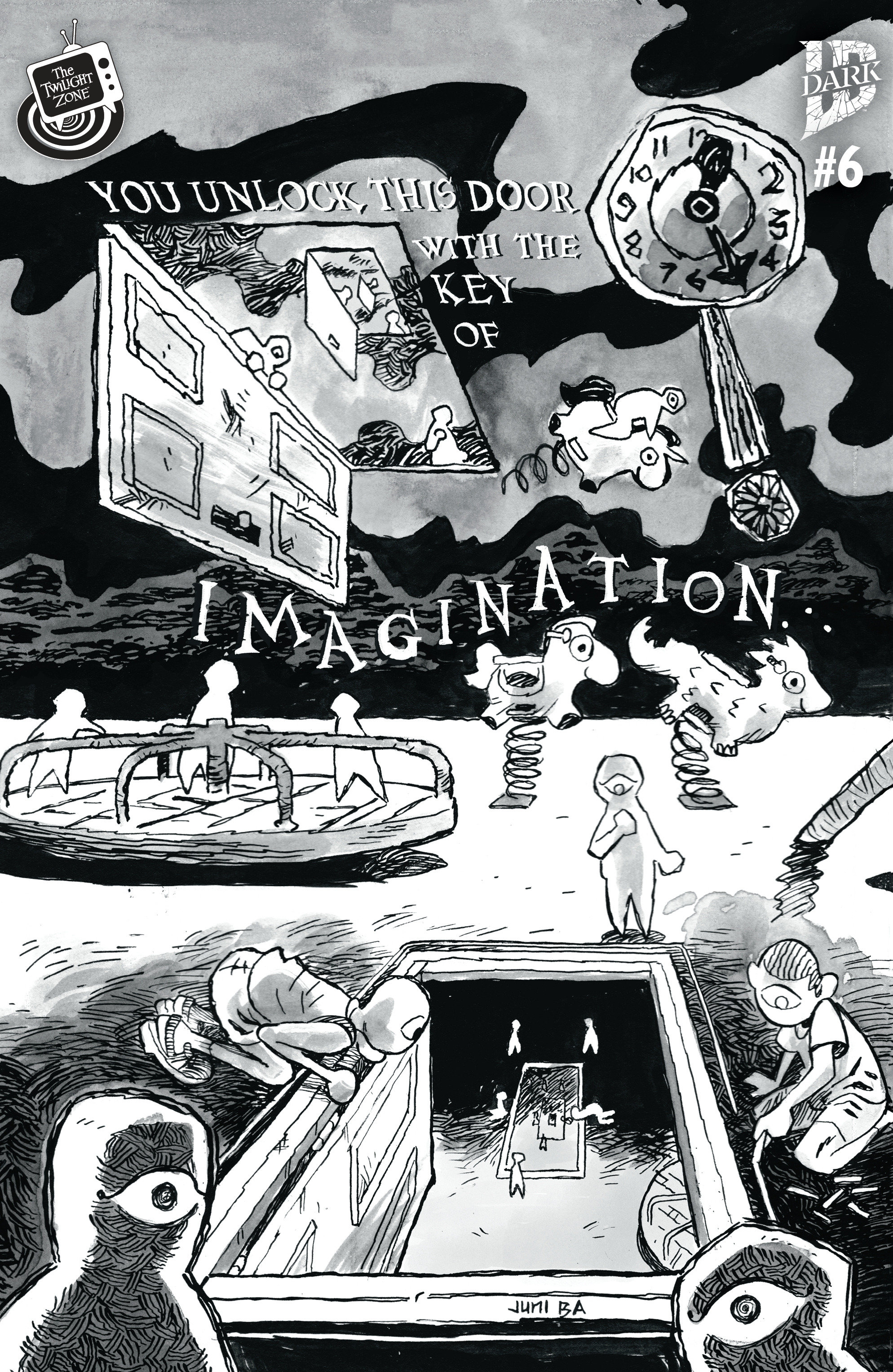 The Twilight Zone #6 Variant B (Ba Connecting Cover)