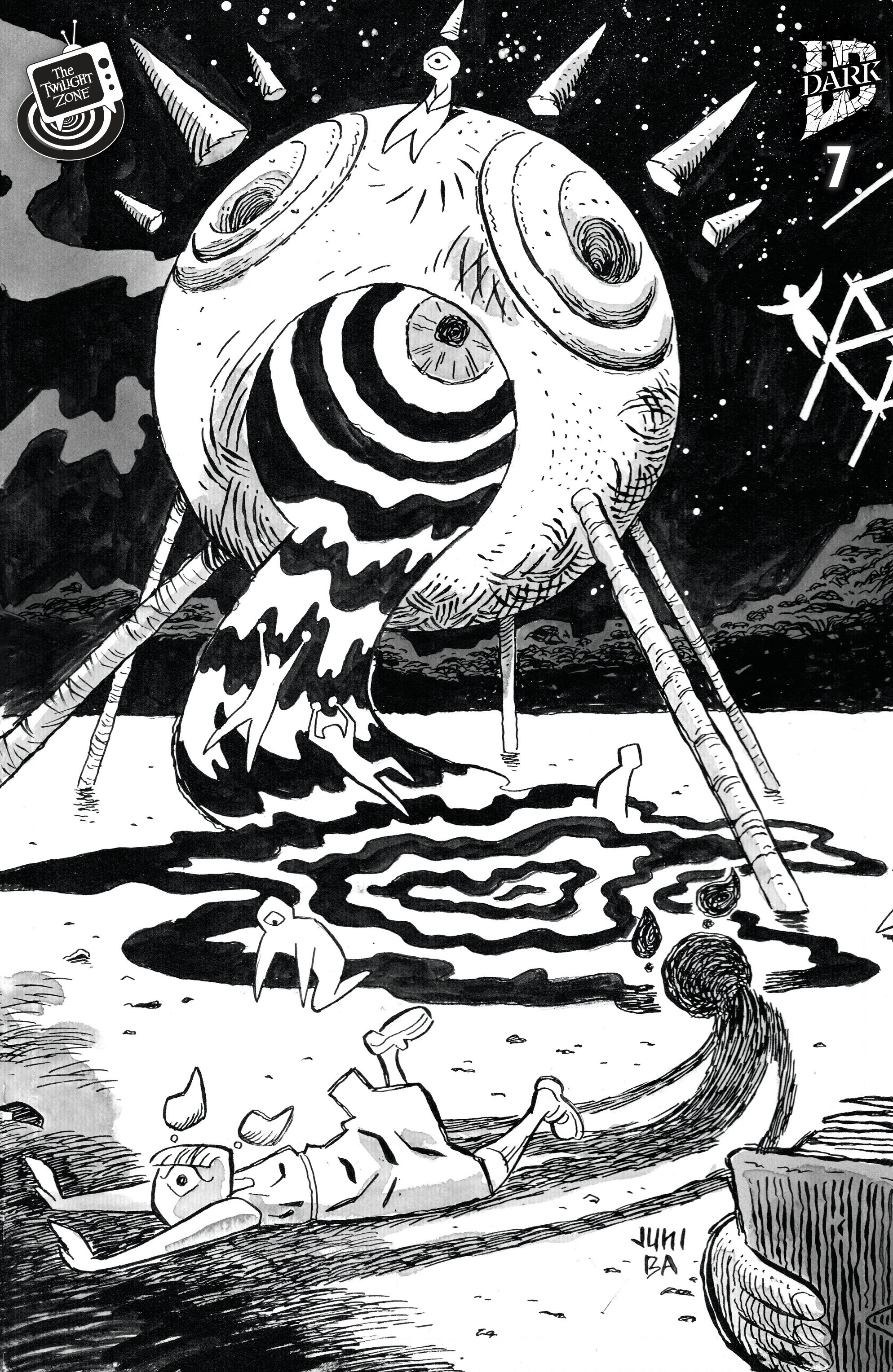 The Twilight Zone #7 Variant B (Ba Connecting Cover)