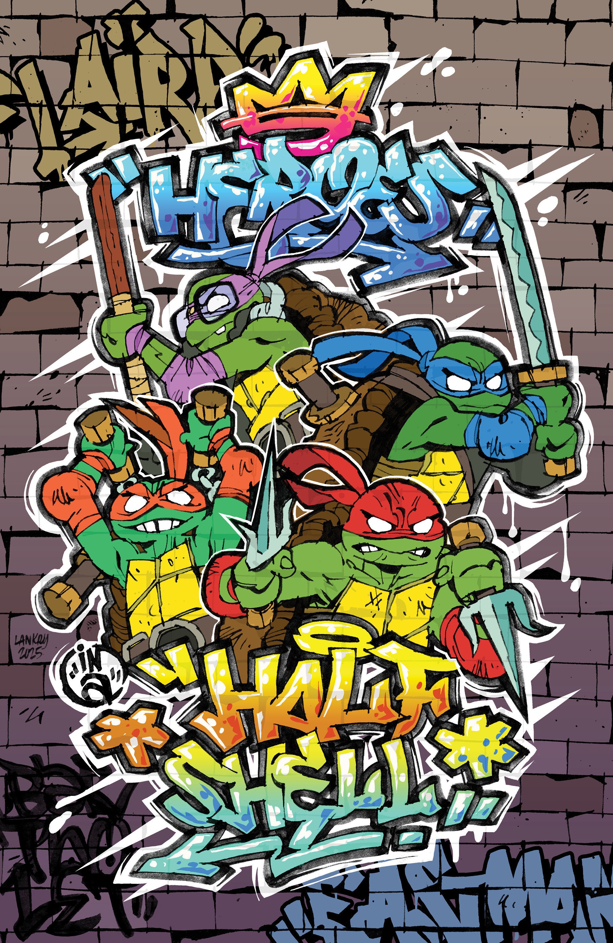 Weekly Pull list - Tales of the Teenage Mutant Ninja Turtles #1 Variant RI (50) (Lankry Mural Full Art)