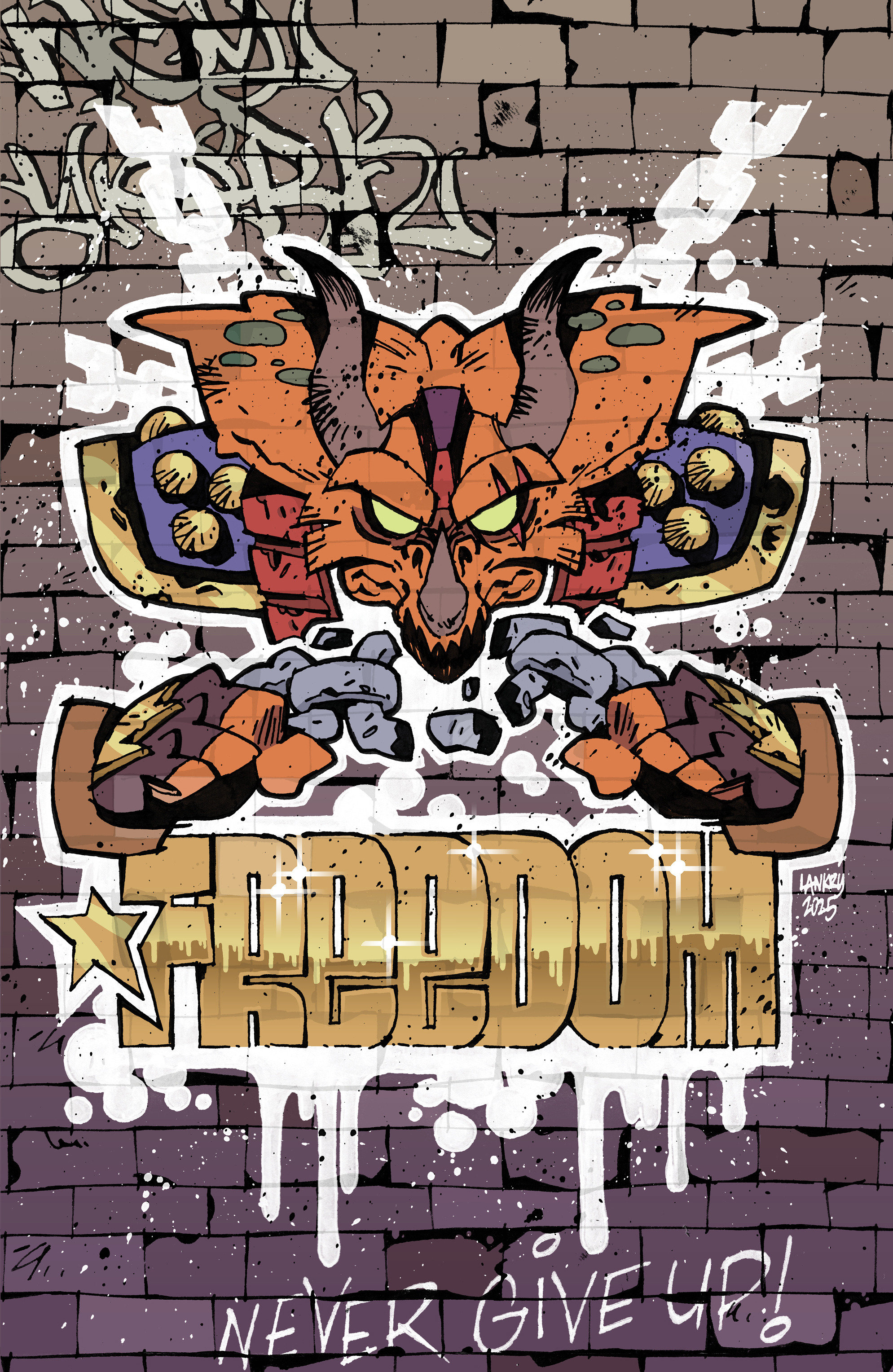 Tales Of The Teenage Mutant Ninja Turtles #5 Variant Ri (25) (Lankry Mural Full Art)