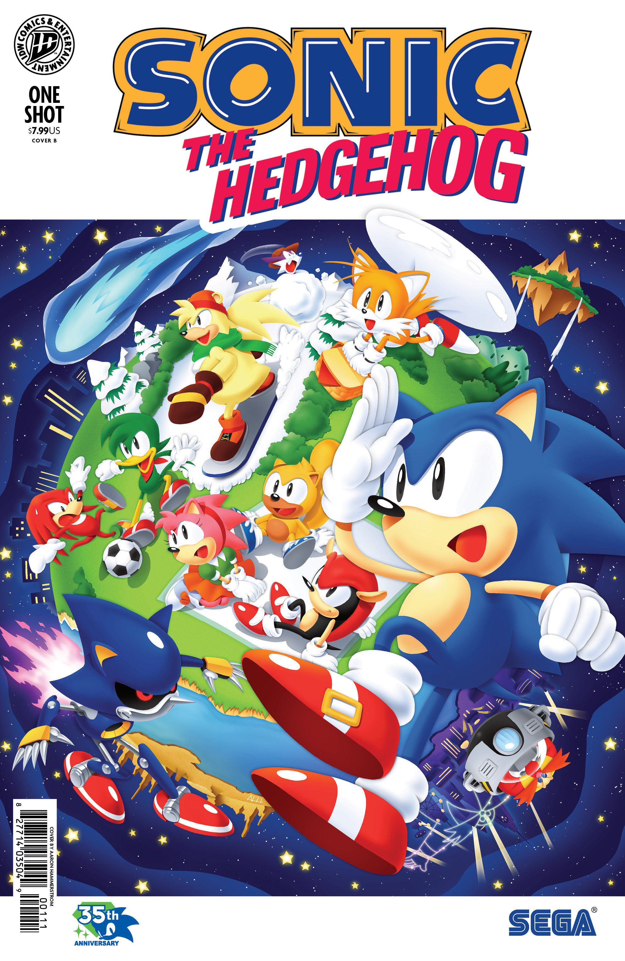 Sonic The Hedgehog: 35th Anniversary Special Variant B (Hammerstrom)