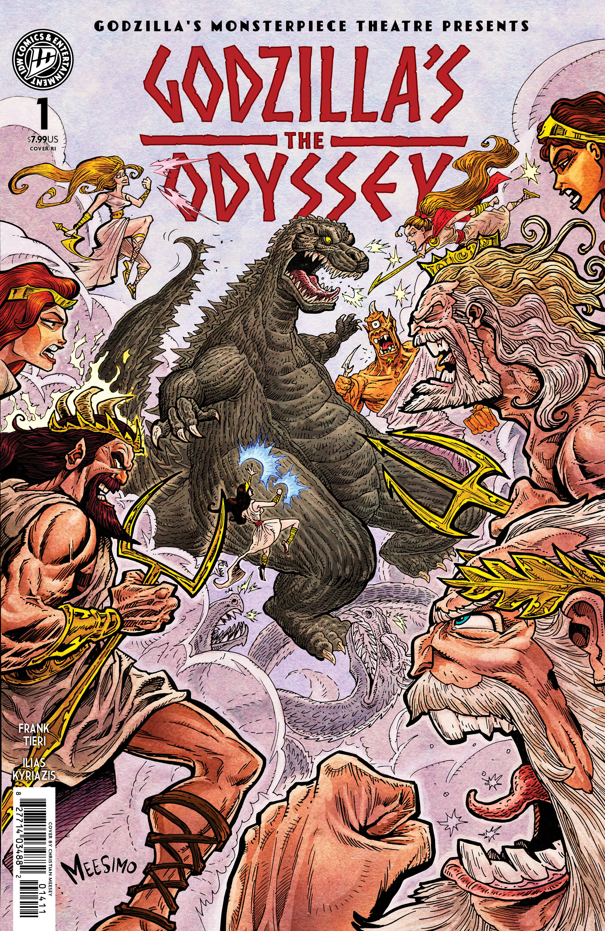 Godzilla’s Monsterpiece Theatre Presents: Godzilla’s The Odyssey Variant Ri (10) (Meesey)