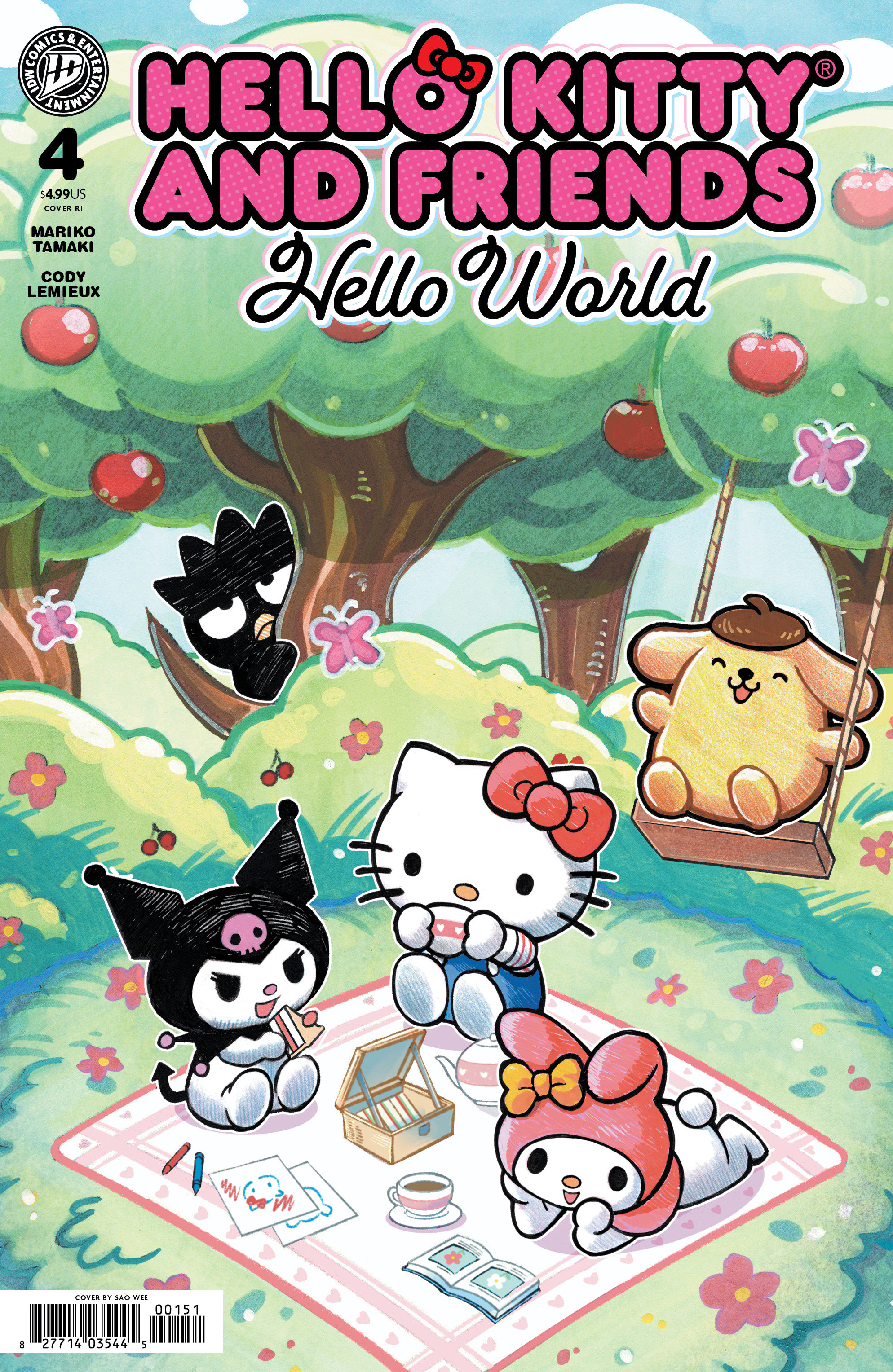 Hello Kitty And Friends: Hello World! #4 Variant Ri (10) (Saowee)