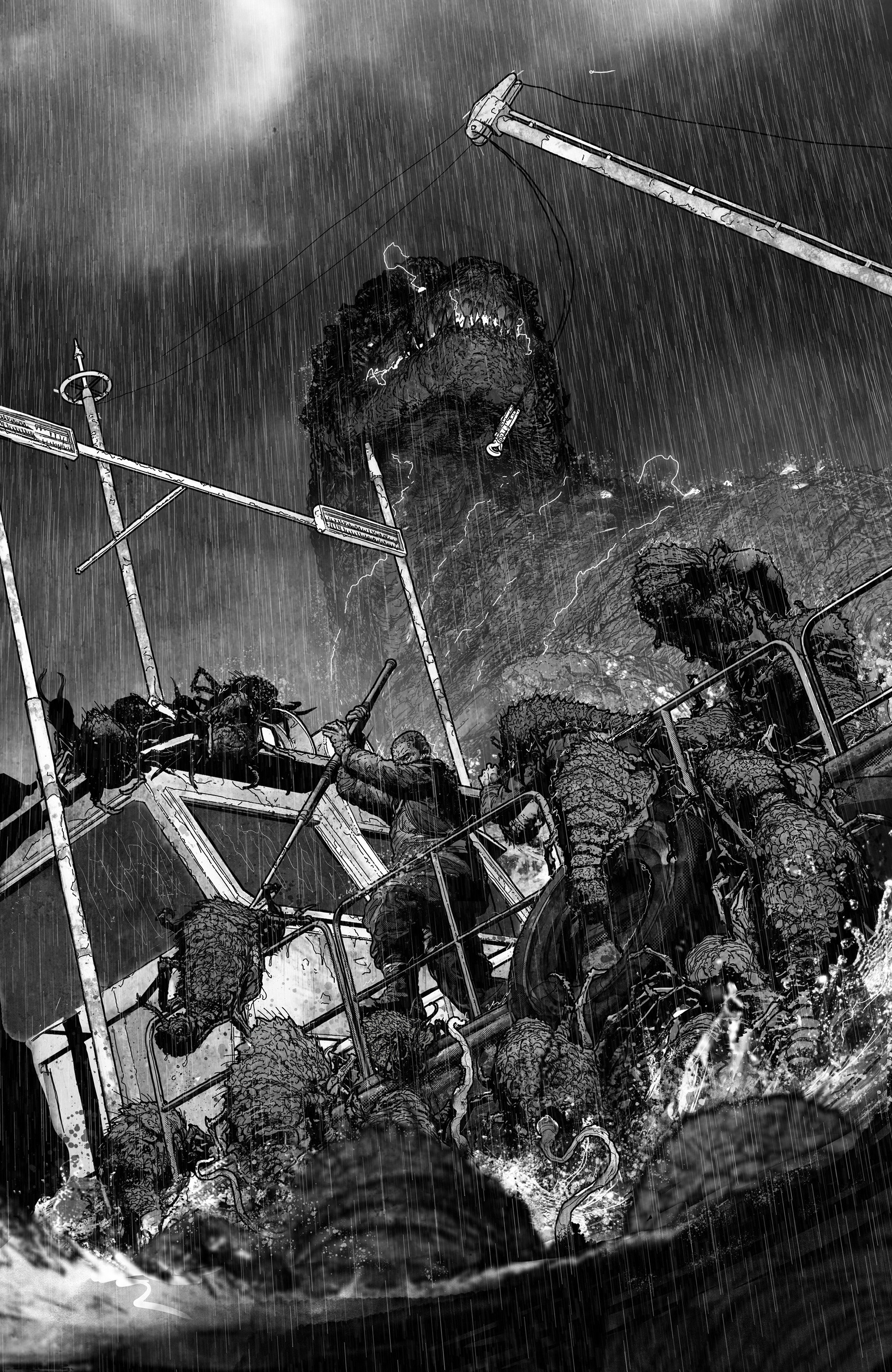 The Horror Of Godzilla [Kai Sei Era] #3 Variant Ri (10) (Jones Black & White Full Art)