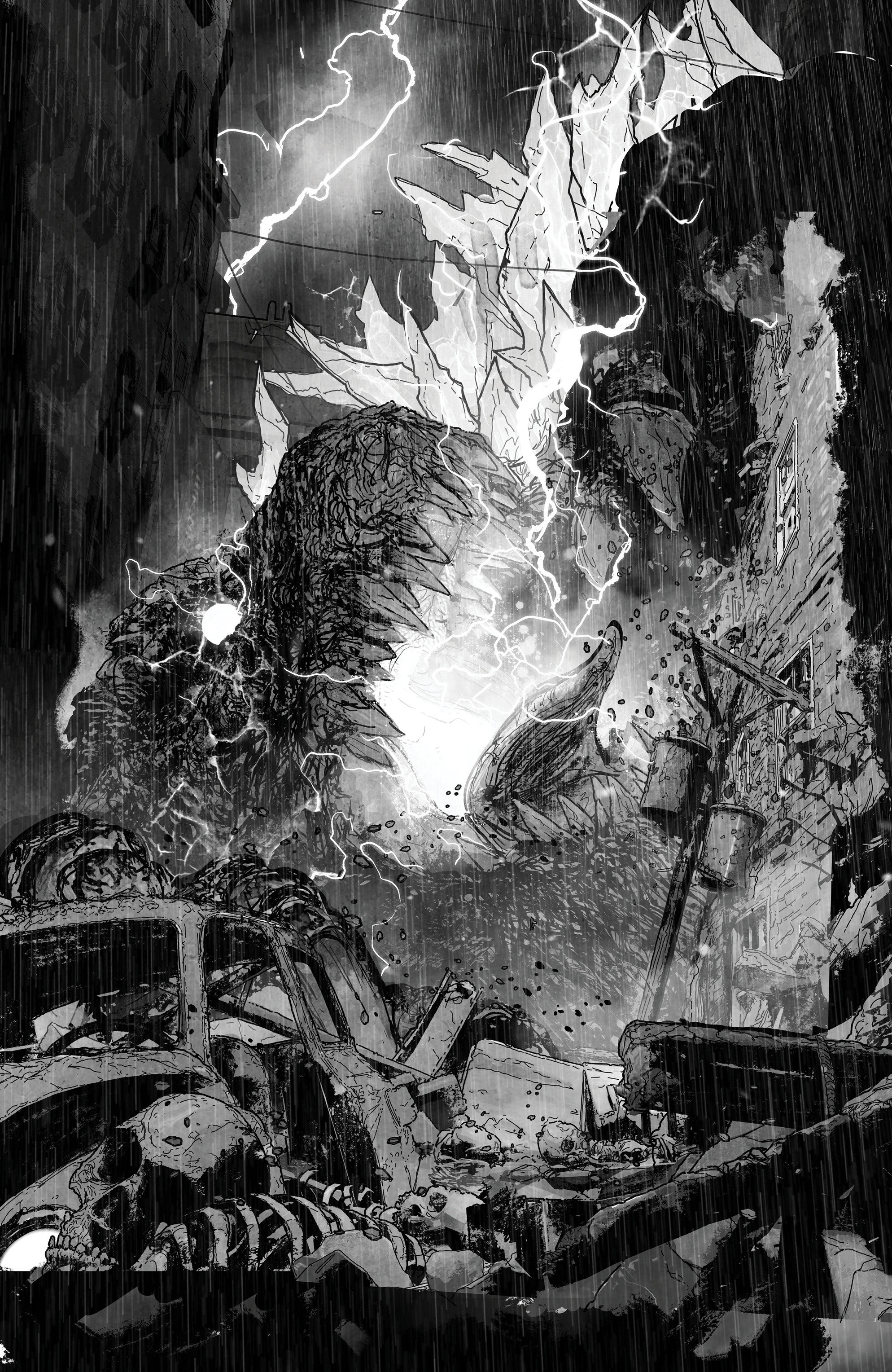 The Horror Of Godzilla [Kai Sei Era] #4 Variant Ri (10) (Jones Black & White Full Art)