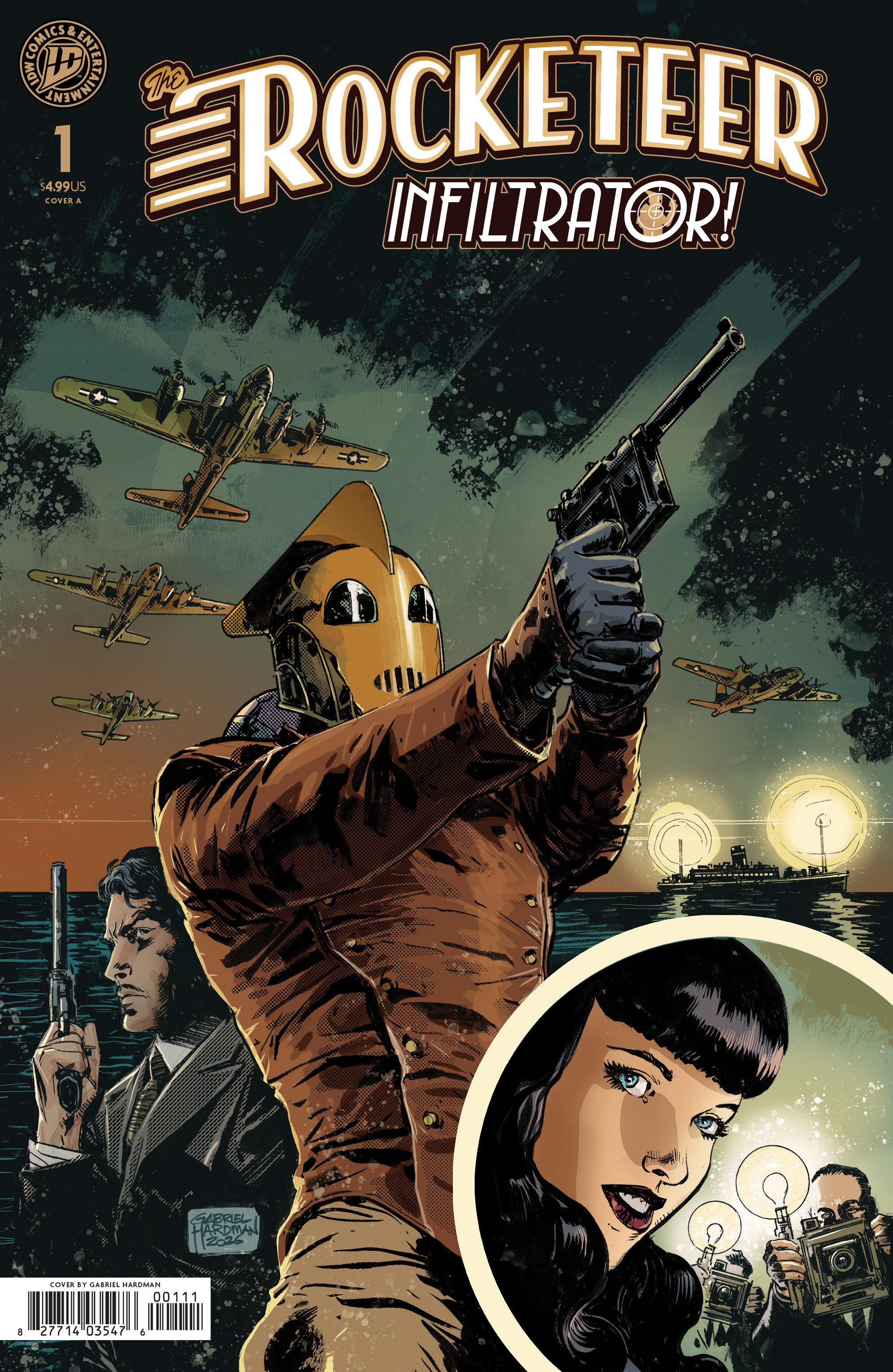 The Rocketeer: Infiltrator! #1 Cover A (Hardman)