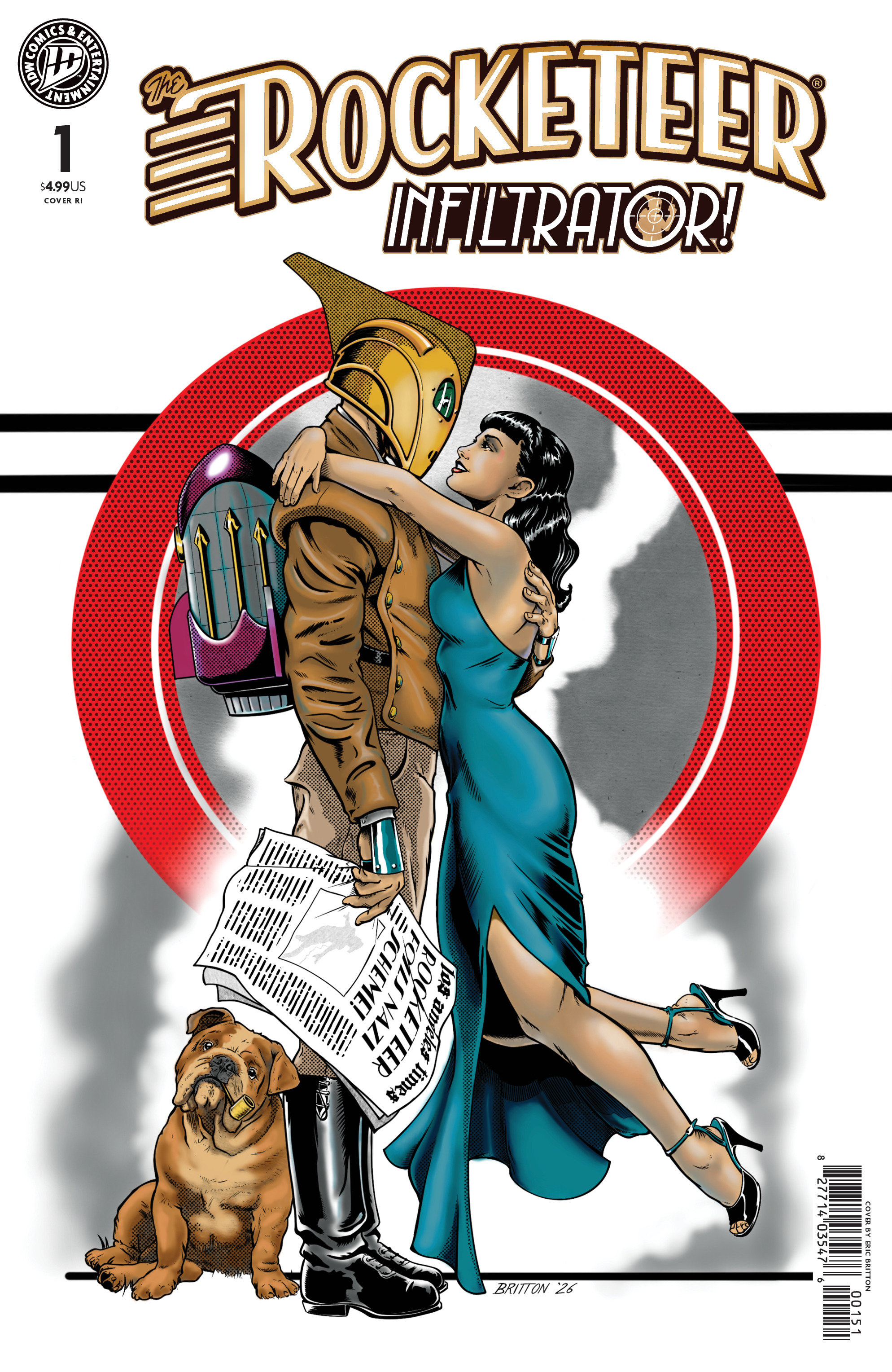 The Rocketeer: Infiltrator! #1 Variant Ri (10) (Britton)