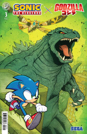  AUG200820260351 | SONİC THE HEDGEHOG X GODZİLLA @3 COVER A (LAWRENCE) PRE ORDER/ÖN SİPARİŞ [AUG26] | IDW  
