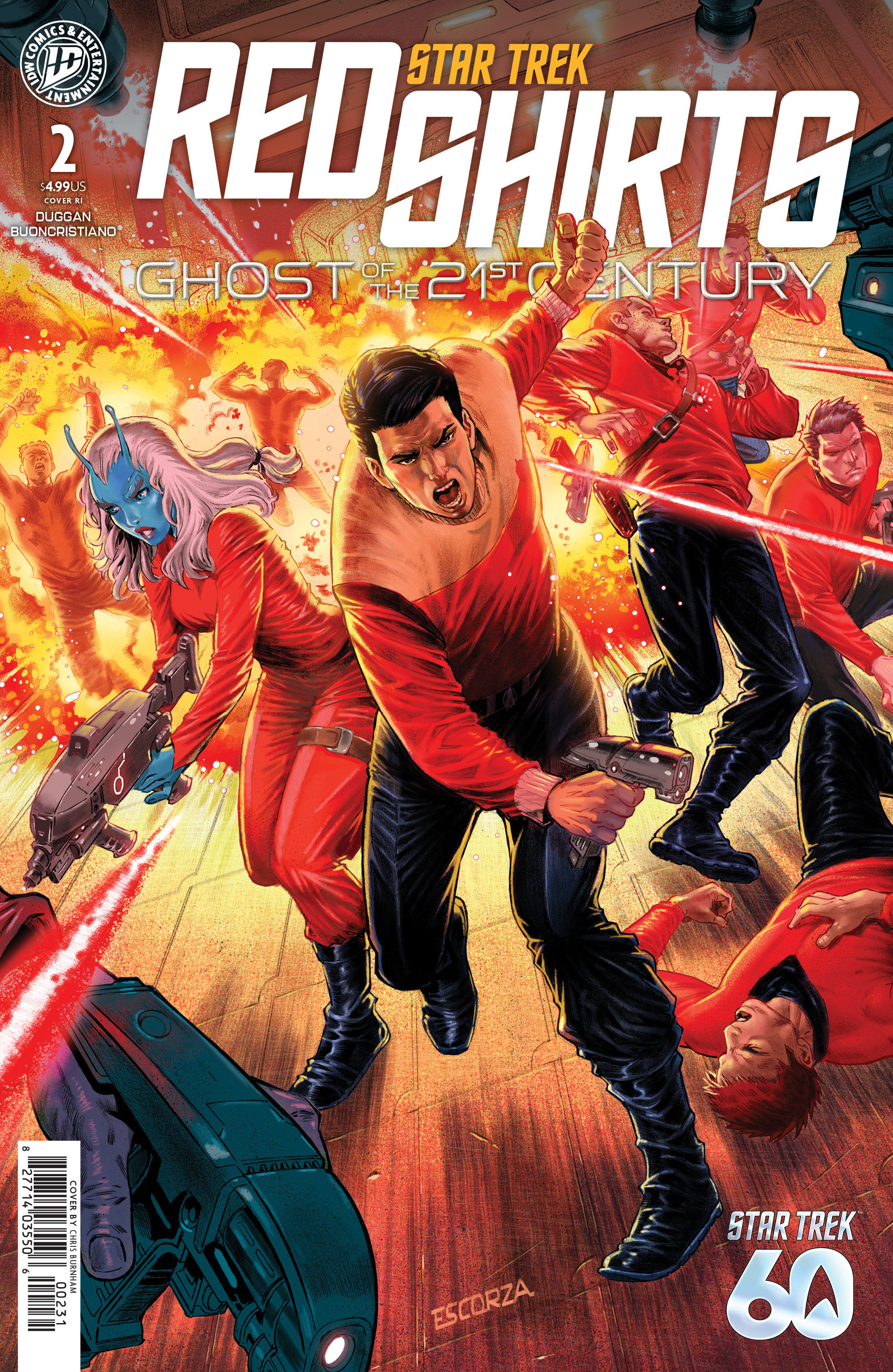 Star Trek: Red Shirts  Ghost Of The 21st Century #2 Variant Ri (10) (Escorza Brothers)