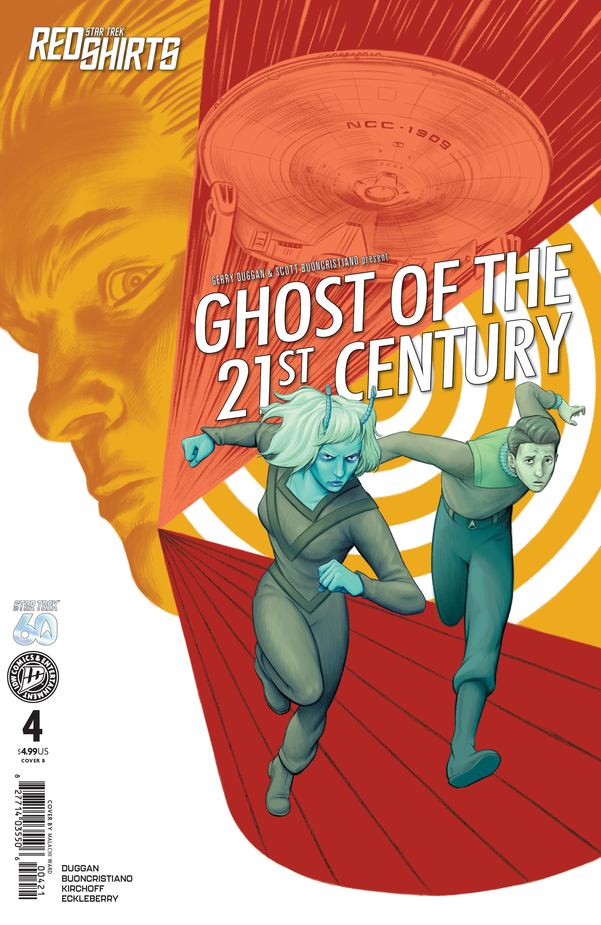 Star Trek: Red Shirts  Ghost Of The 21st Century #4 Variant B (Ward)