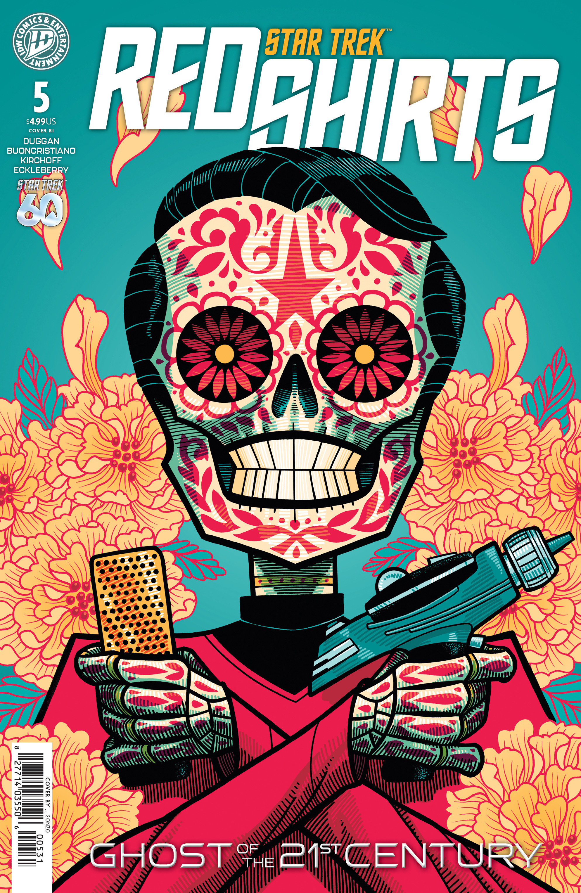 Star Trek: Red Shirts  Ghost Of The 21st Century #5 Variant Ri (10) (J. Gonzo)