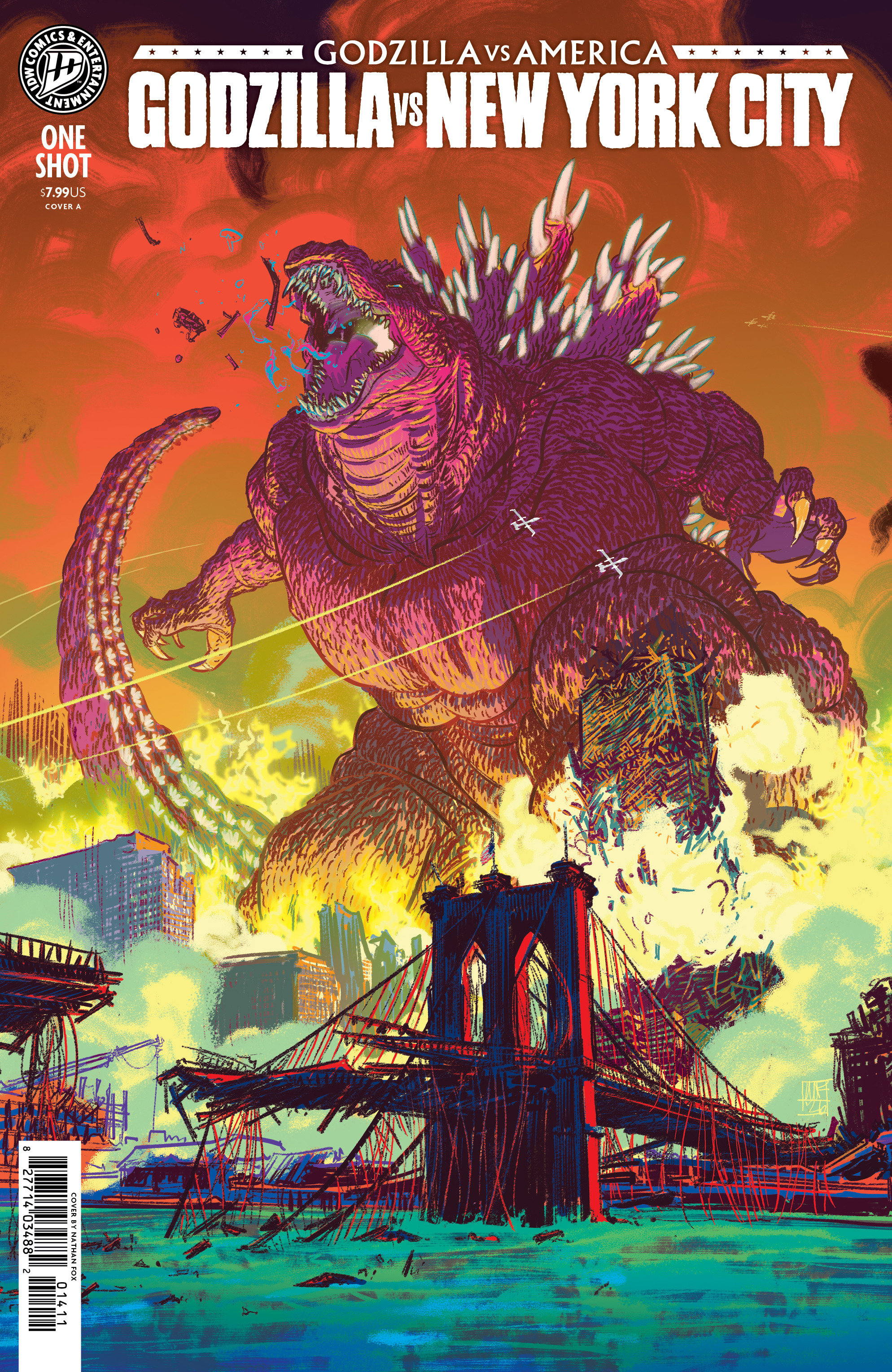 Godzilla vs. America: New York City Cover A (Fox)