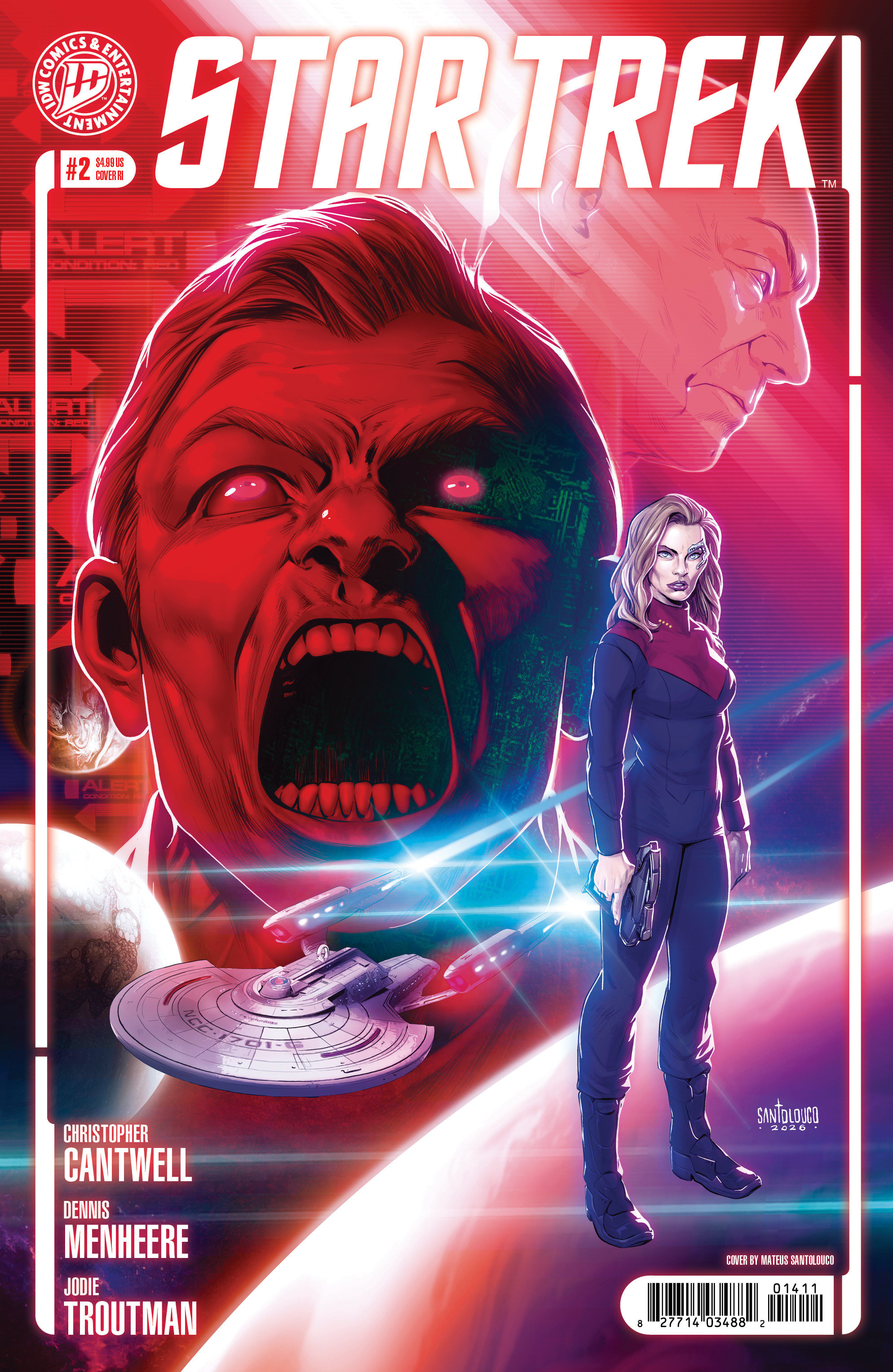 Star Trek (2026) #2 Variant Ri (10) (Santolouco)