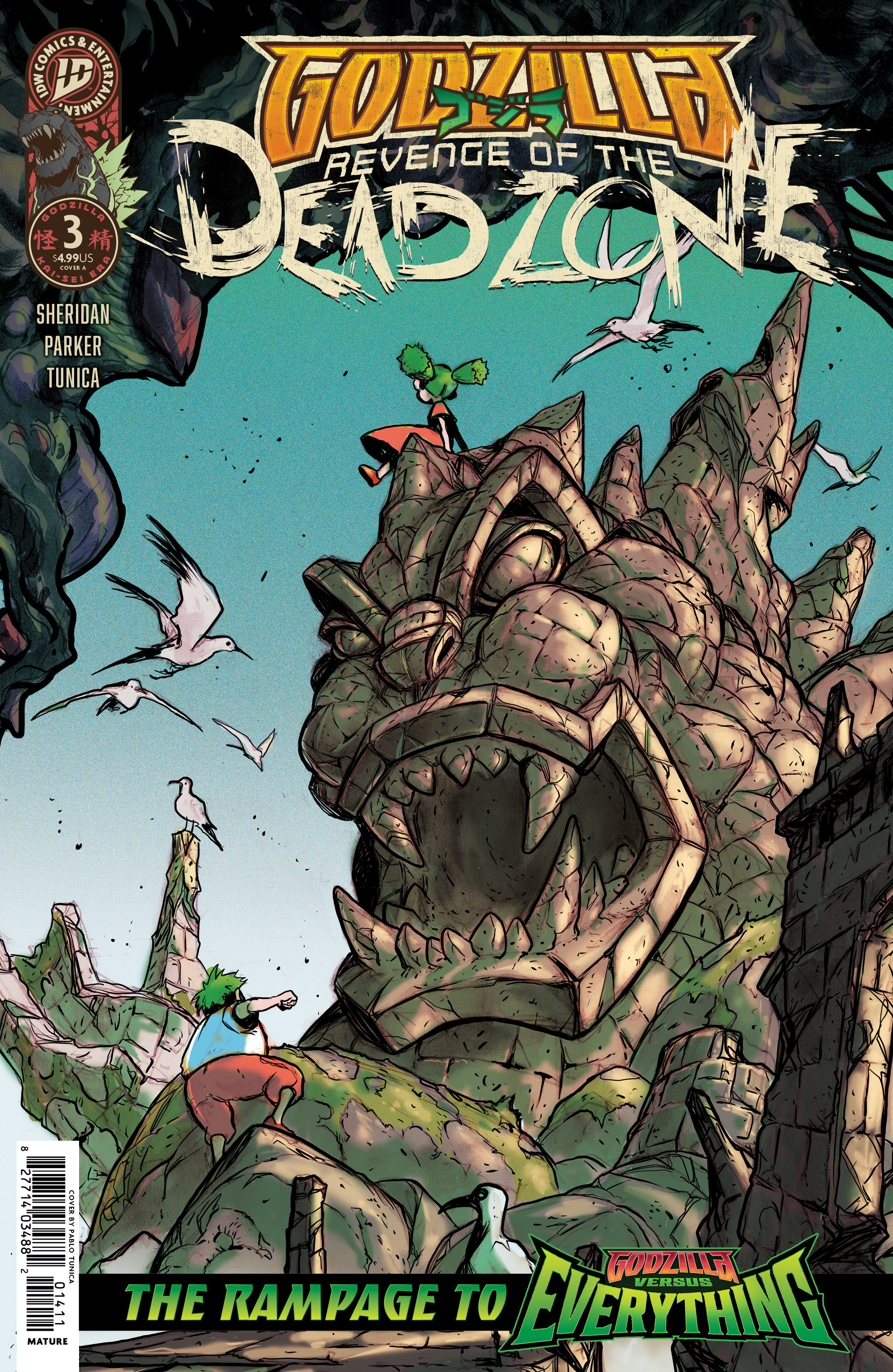Godzilla: Revenge Of The Deadzone [Kai Sei Era] #3 Cover A (Tunica)