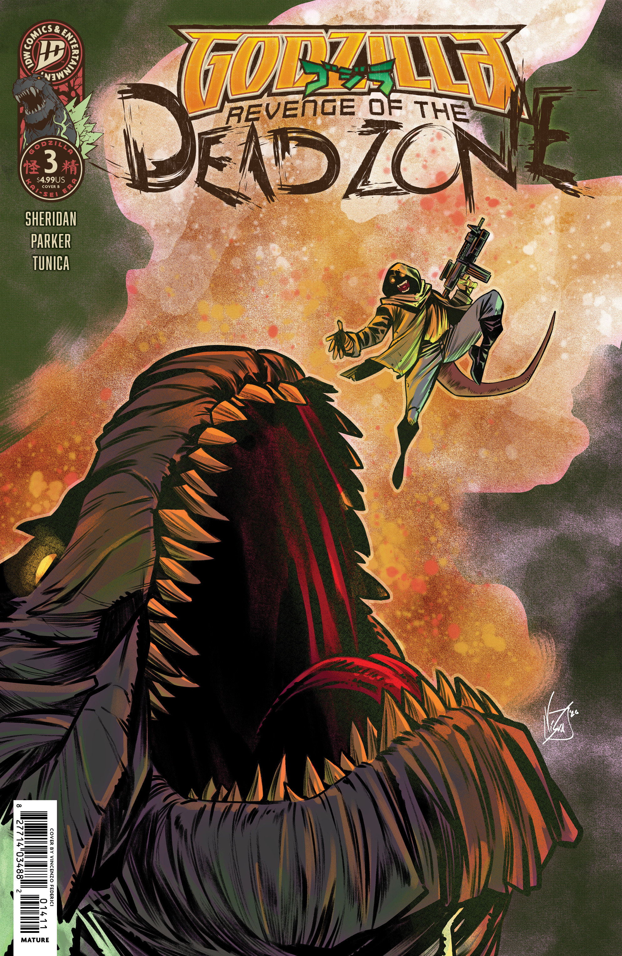 Godzilla: Revenge Of The Deadzone [Kai Sei Era] #3 Variant B (Federici)