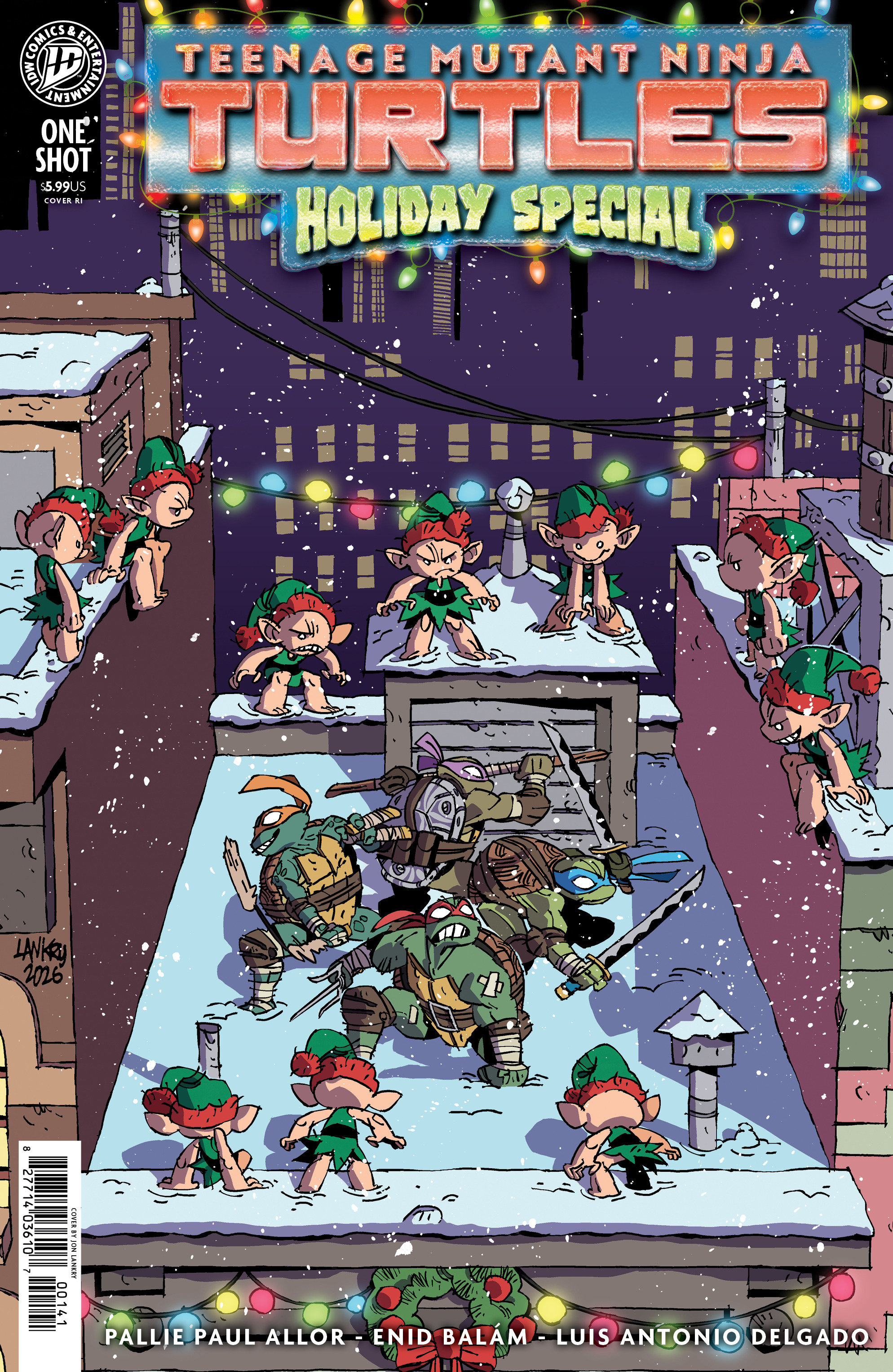 Teenage Mutant Ninja Turtles: Holiday Special Variant Ri (10) (Lankry)