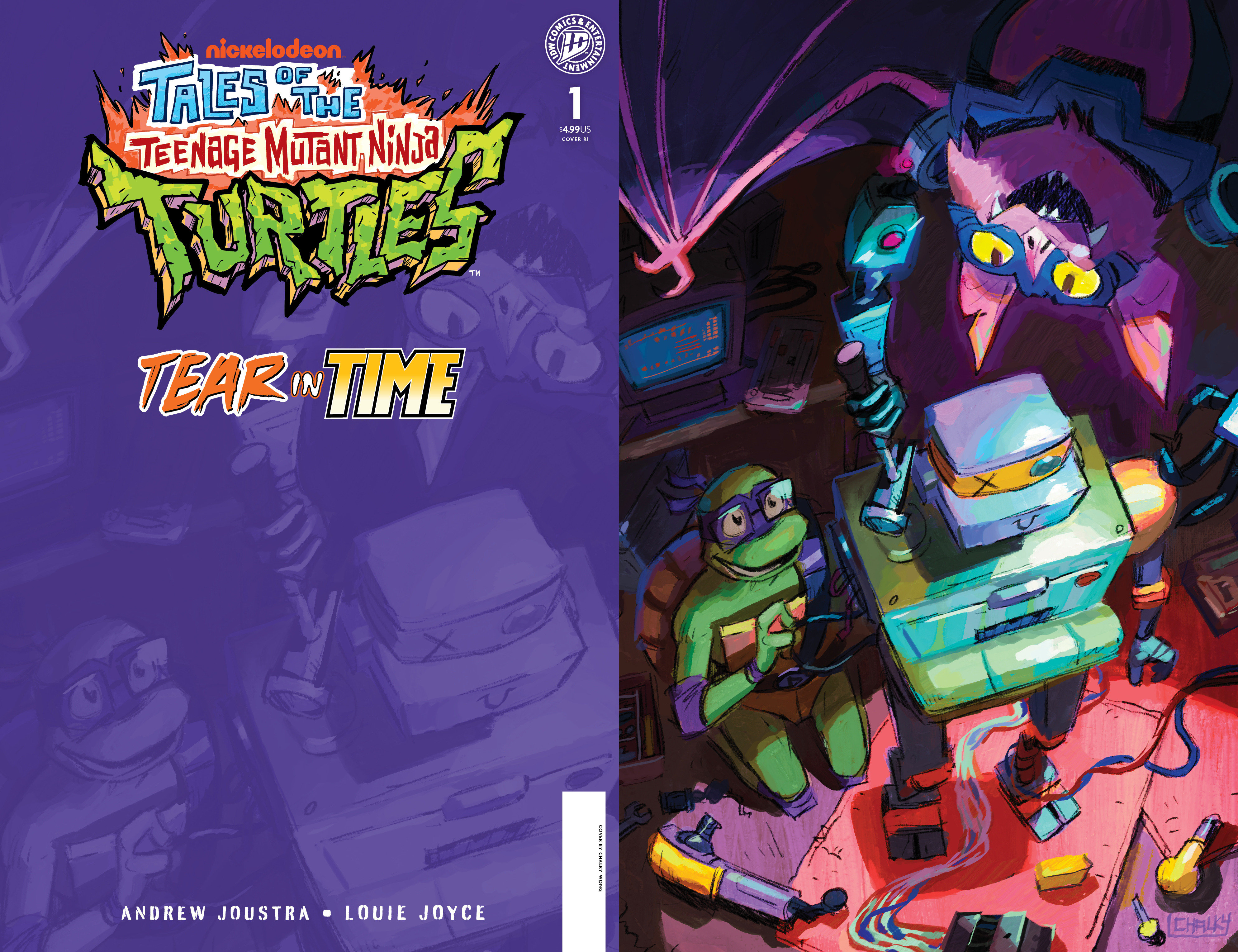 Tales Of The Teenage Mutant Ninja Turtles: Tear In Time #1 Variant Ri (10) (Chalky Wong Hobby Set Full Art)