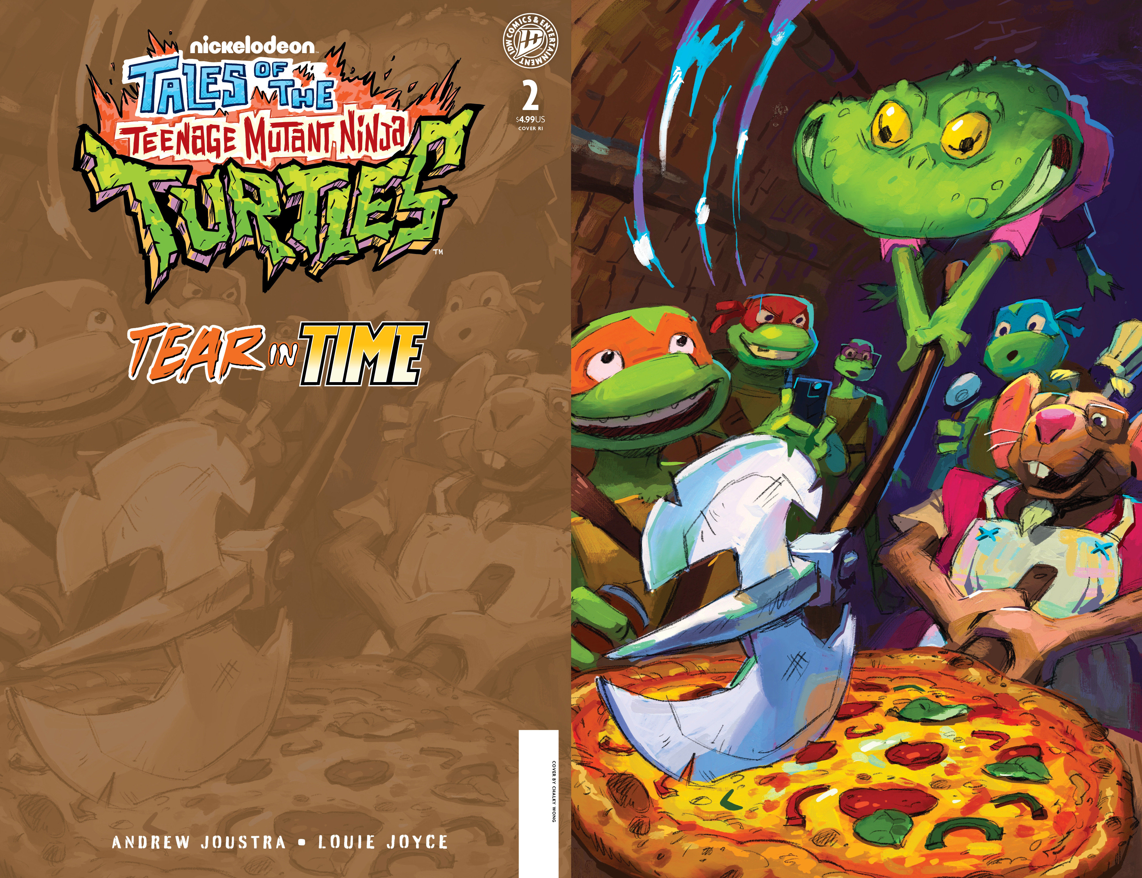 Tales Of The Teenage Mutant Ninja Turtles: Tear In Time #2 Variant Ri (10) (Chalky Wong Hobby Set Full Art)