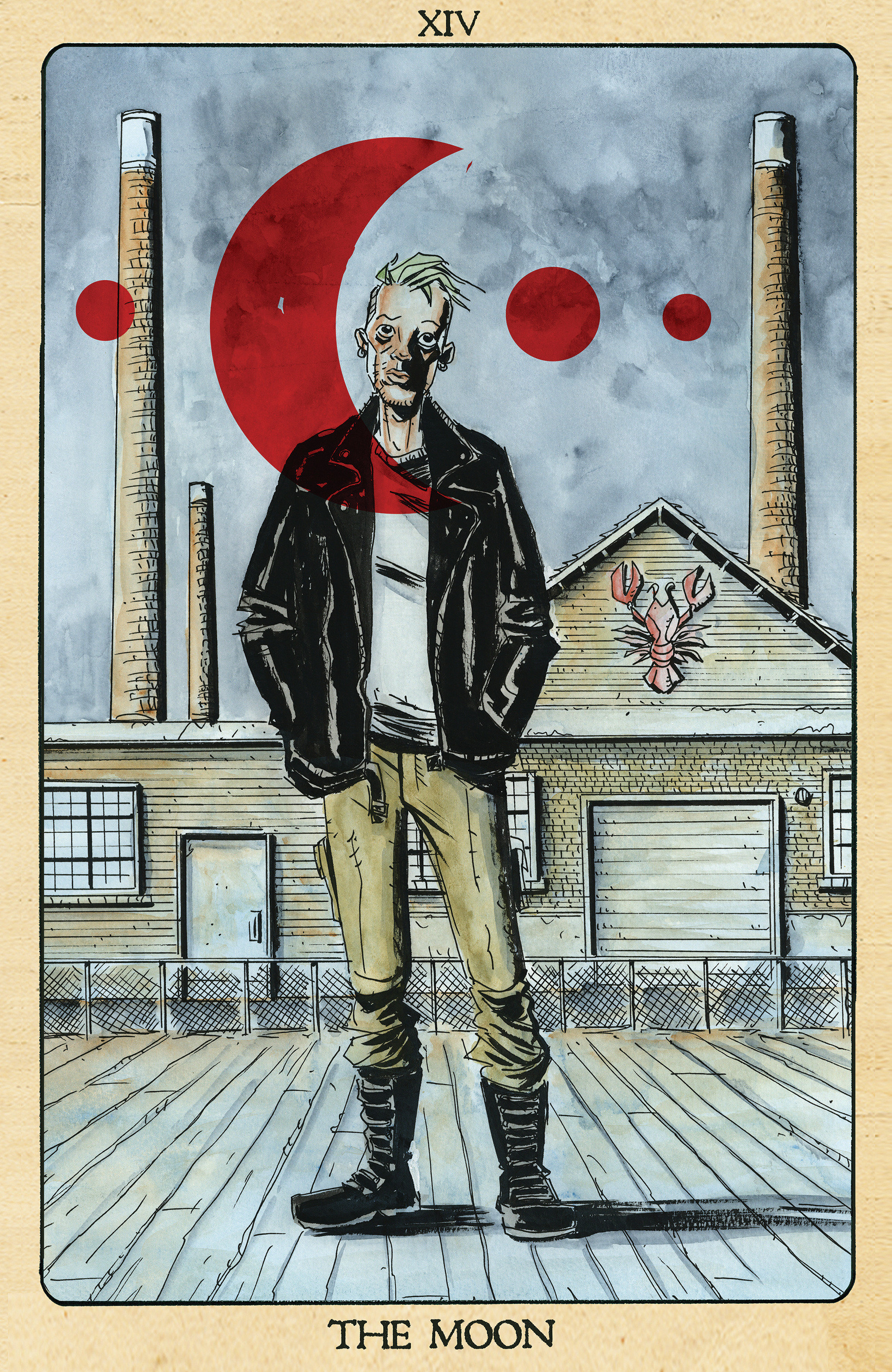 Minor Arcana #14 C 1 in 10 Variant Edition Tarot Card Variant (Full Art, Lemire)