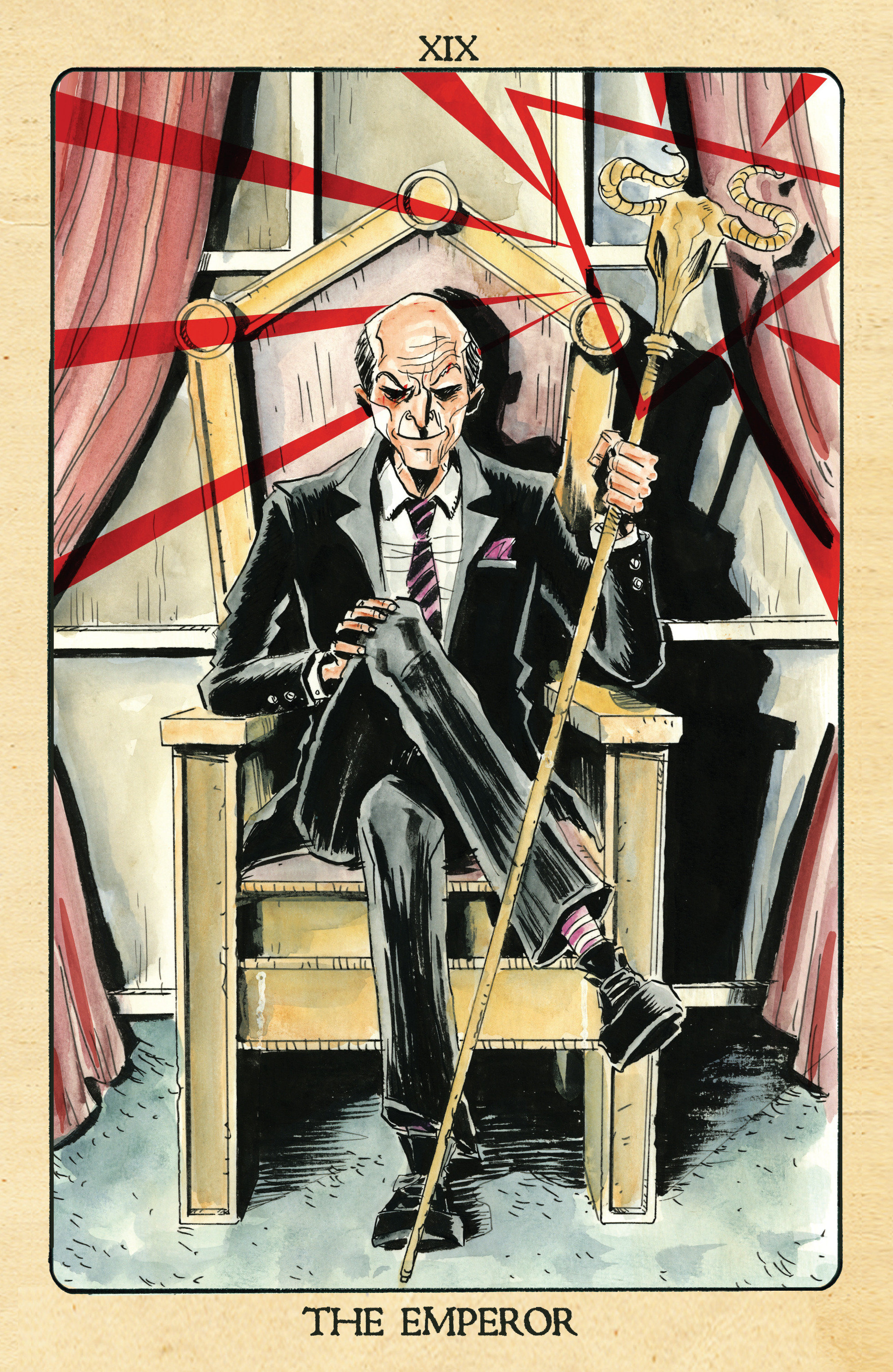Minor Arcana #19 D 1 in 10 Variant Edition Tarot Variant (Dressed, Lemire)