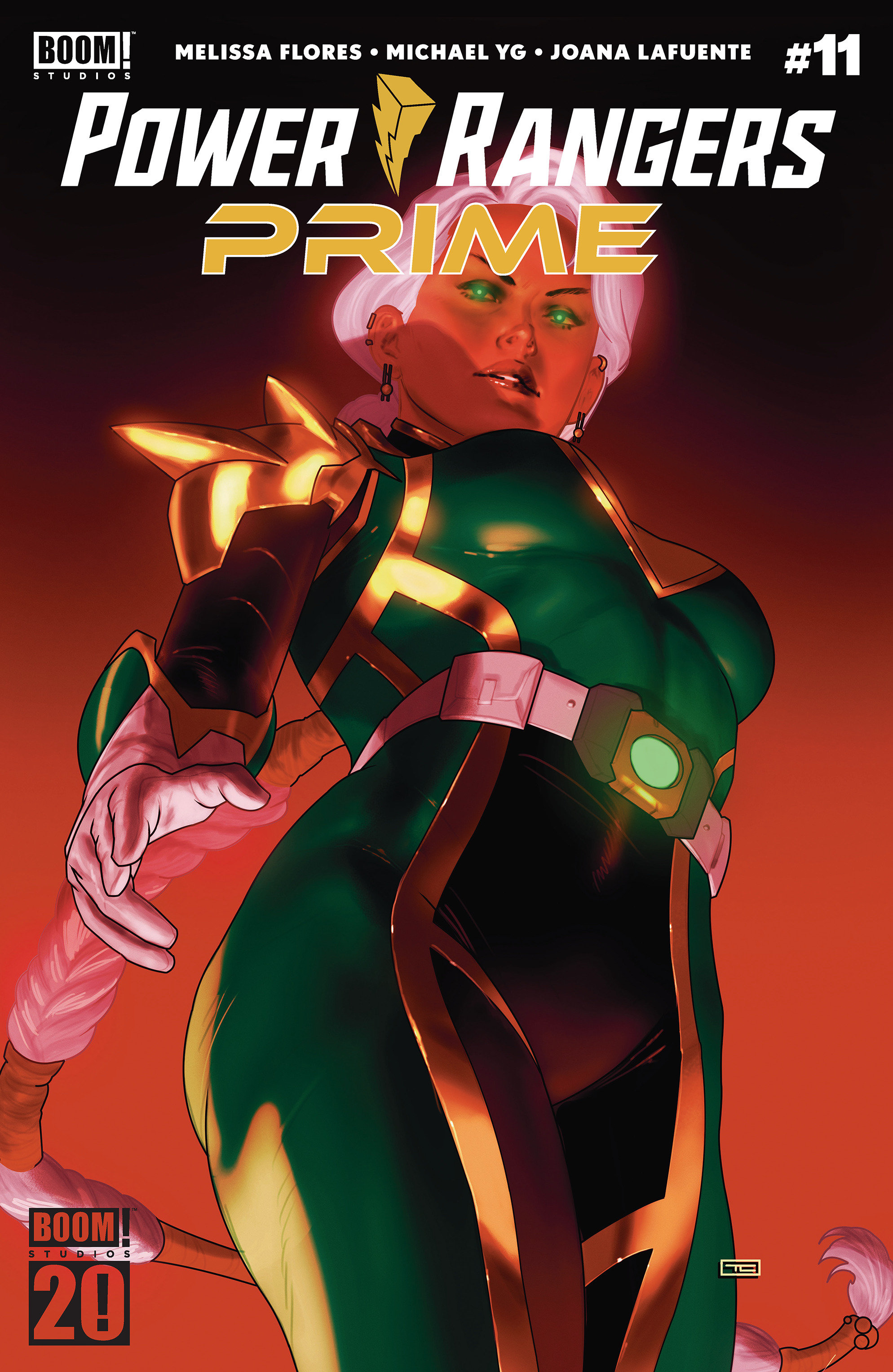Weekly Pull list - Power Rangers Prime #11 C BOOM 20th Anniversary Variant (Dressed, Clarke)