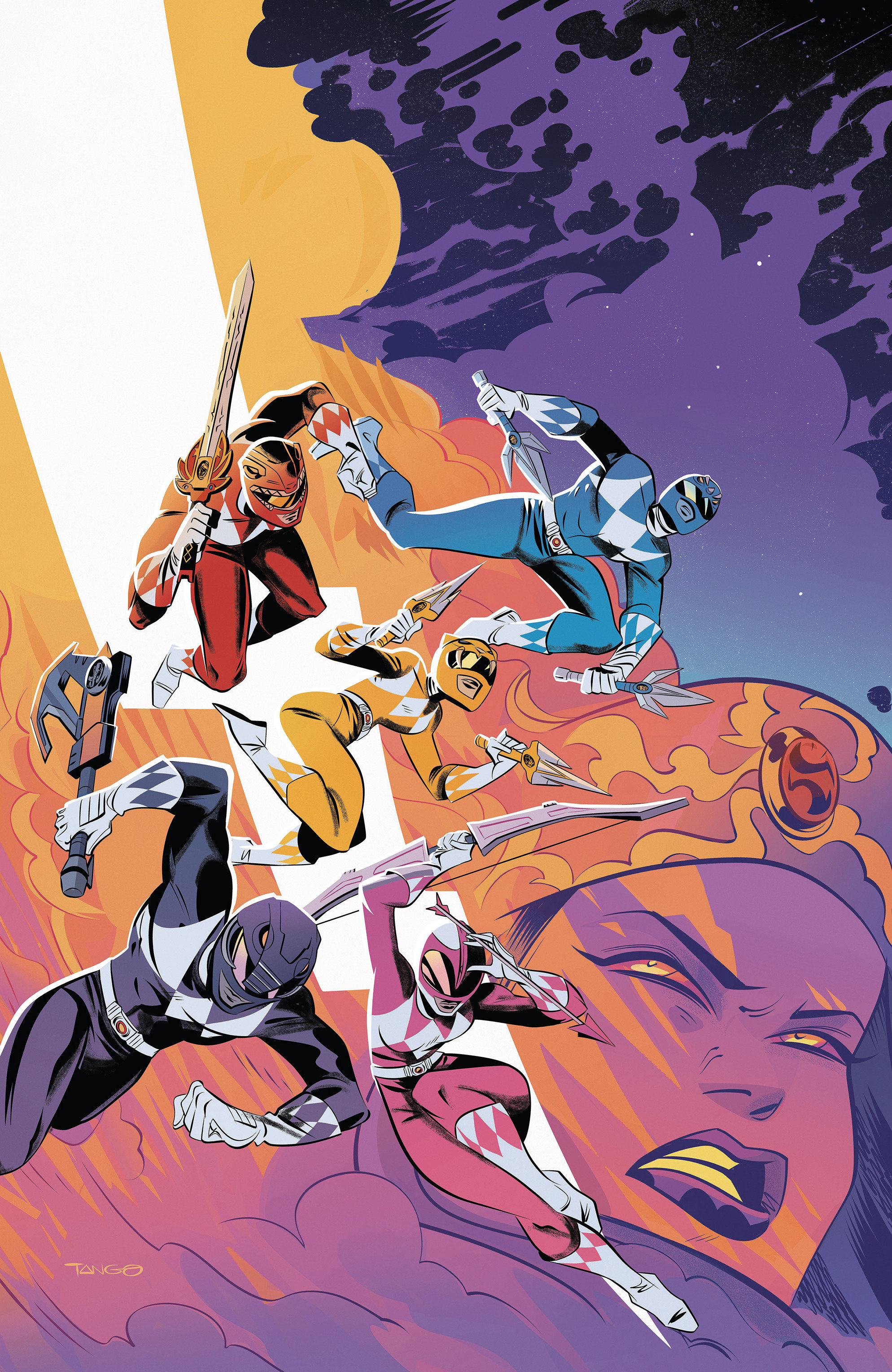 Mighty Morphin Power Rangers: Rita's Rewind #1 D 1 in 10 Variant Edition (Full Art, Tango)