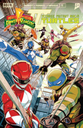 MIGHTY MORPHIN POWER RANGERS/ TEENAGE MUTANT NINJA TURTLES III #1 A MAIN   - PRE ORDER [FOC 28.06]