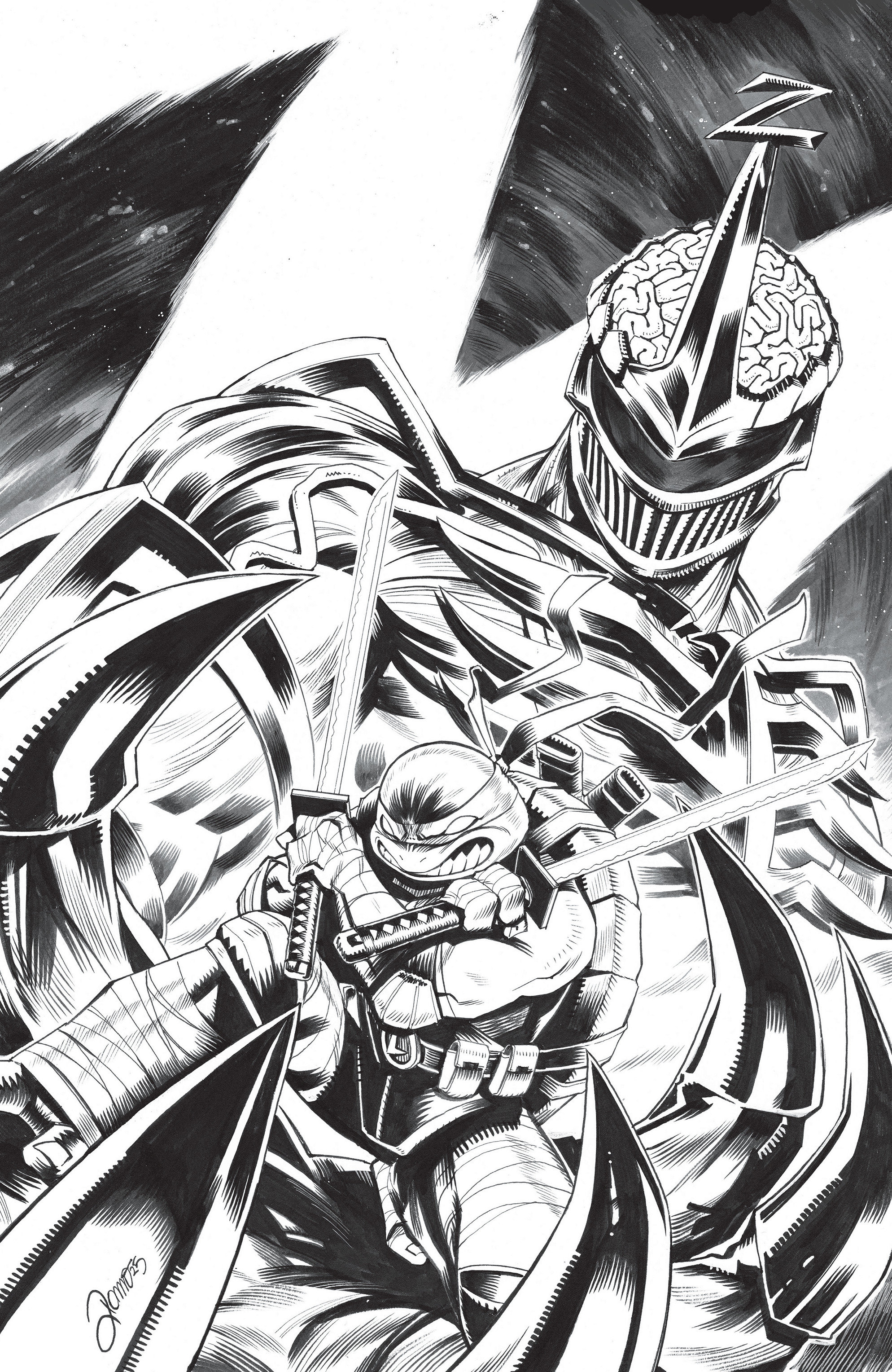 Weekly Pull list - Mighty Morphin Power Rangers/Teenage Mutant Ninja Turtles III #3 E 1:10 INCV (Full Art, Zonno)