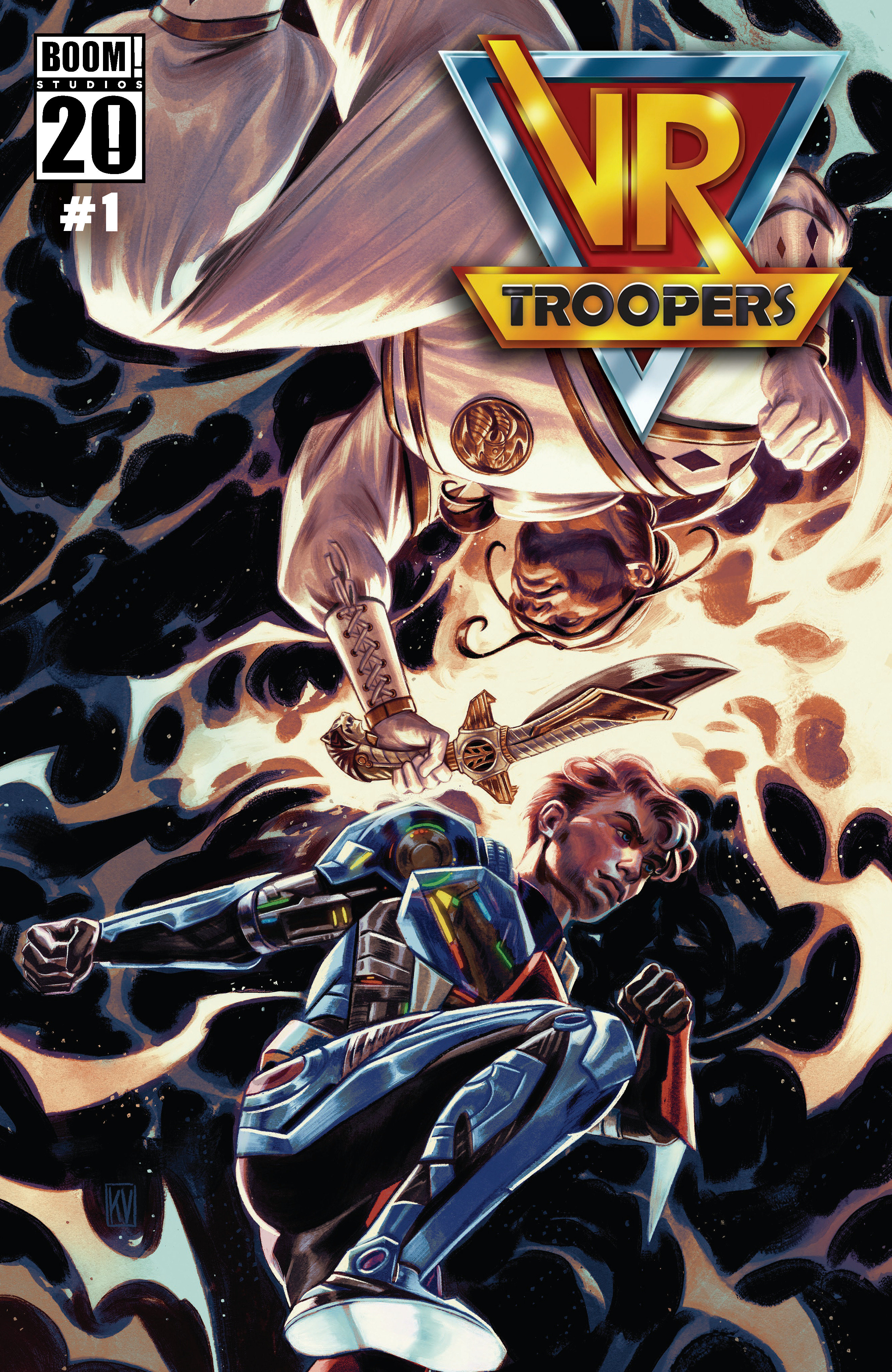 VR Troopers/Power Rangers Flipbook Facsimile Edition #1 B 1:5 INCV (Dressed, Valerio)