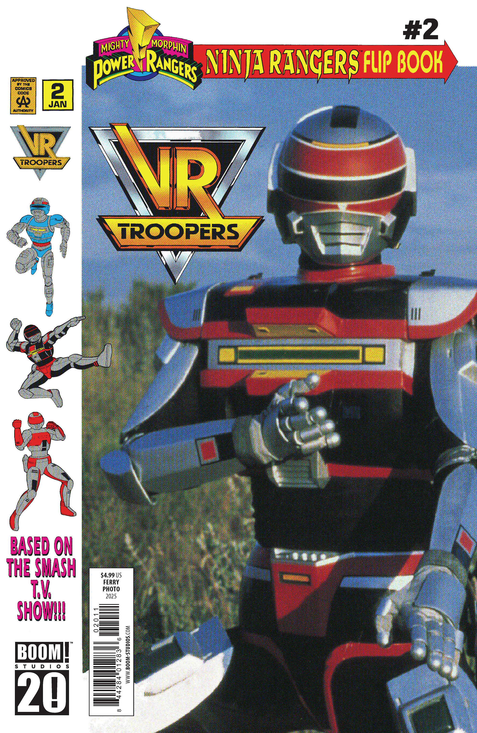 Vr Troopers/Power Rangers Flipbook Facsimile Edition #2 A Main (Dressed, Ferry/Photo)