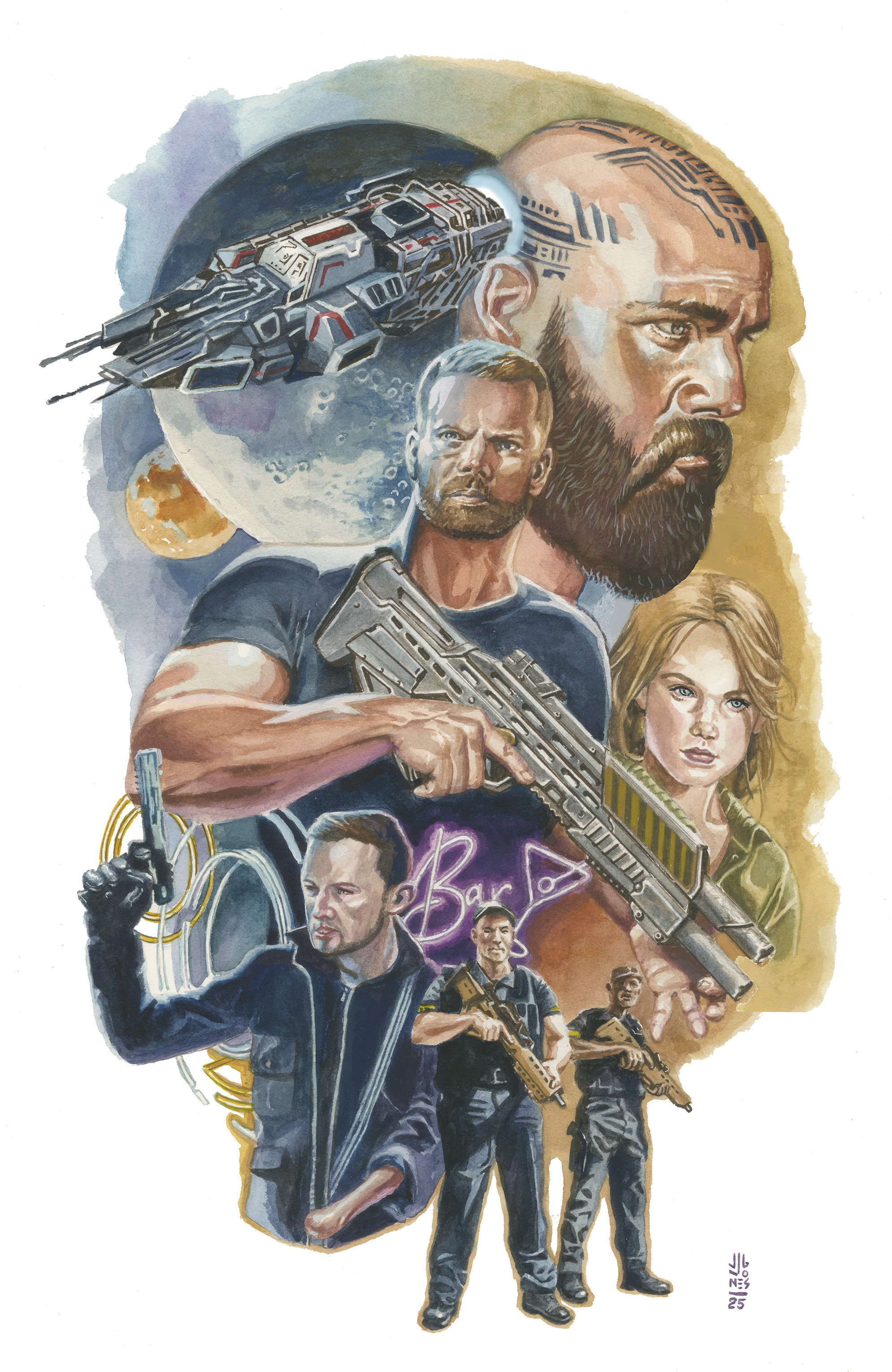 The Expanse: A Little Death #4 D 1:15 Variant Edition (Full Art, Jones)