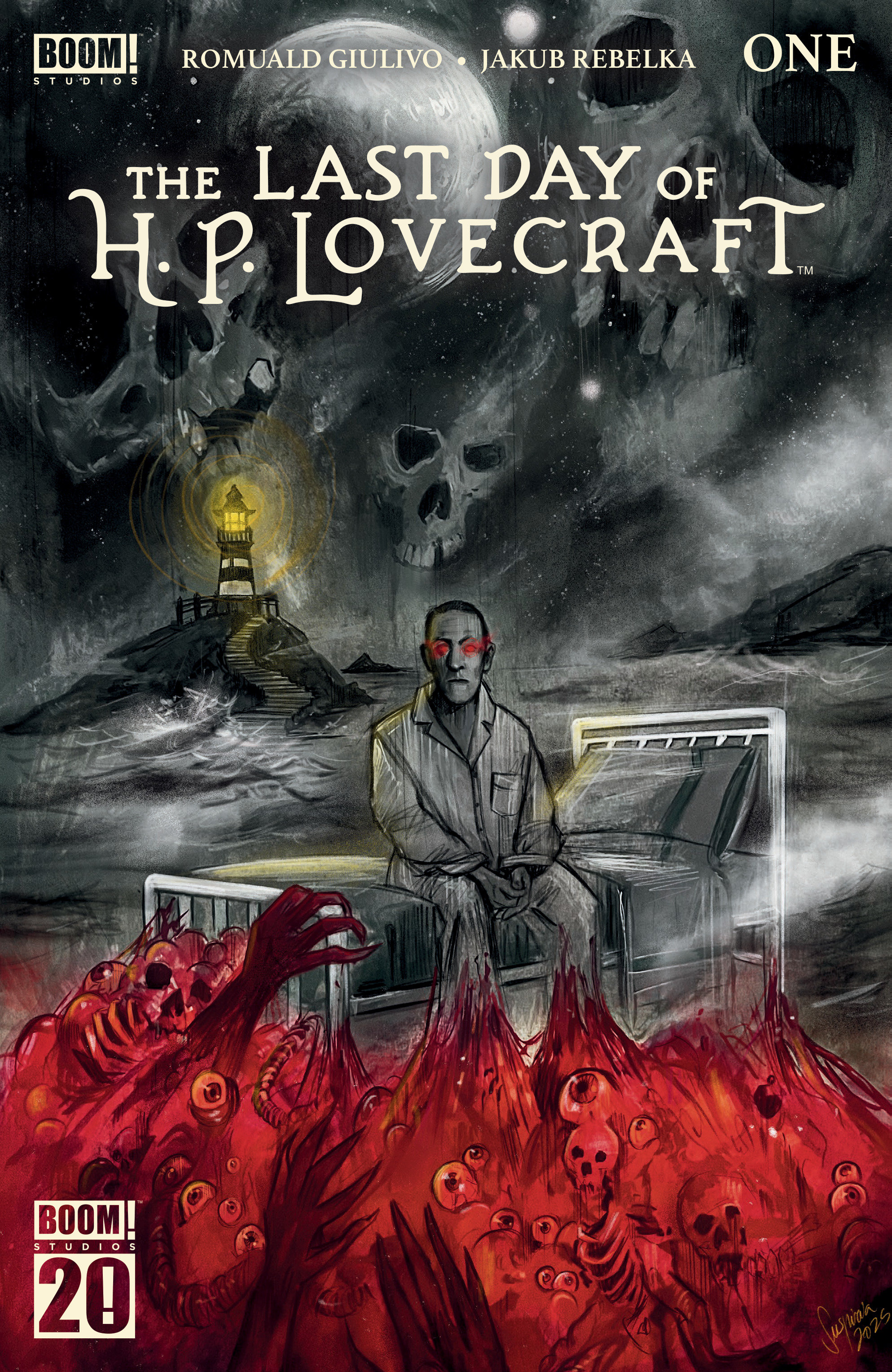 Weekly Pull list - The Last Day of H.P. Lovecraft #1 C BOOM 20th Anniversary Variant (Dressed, Vilchez)